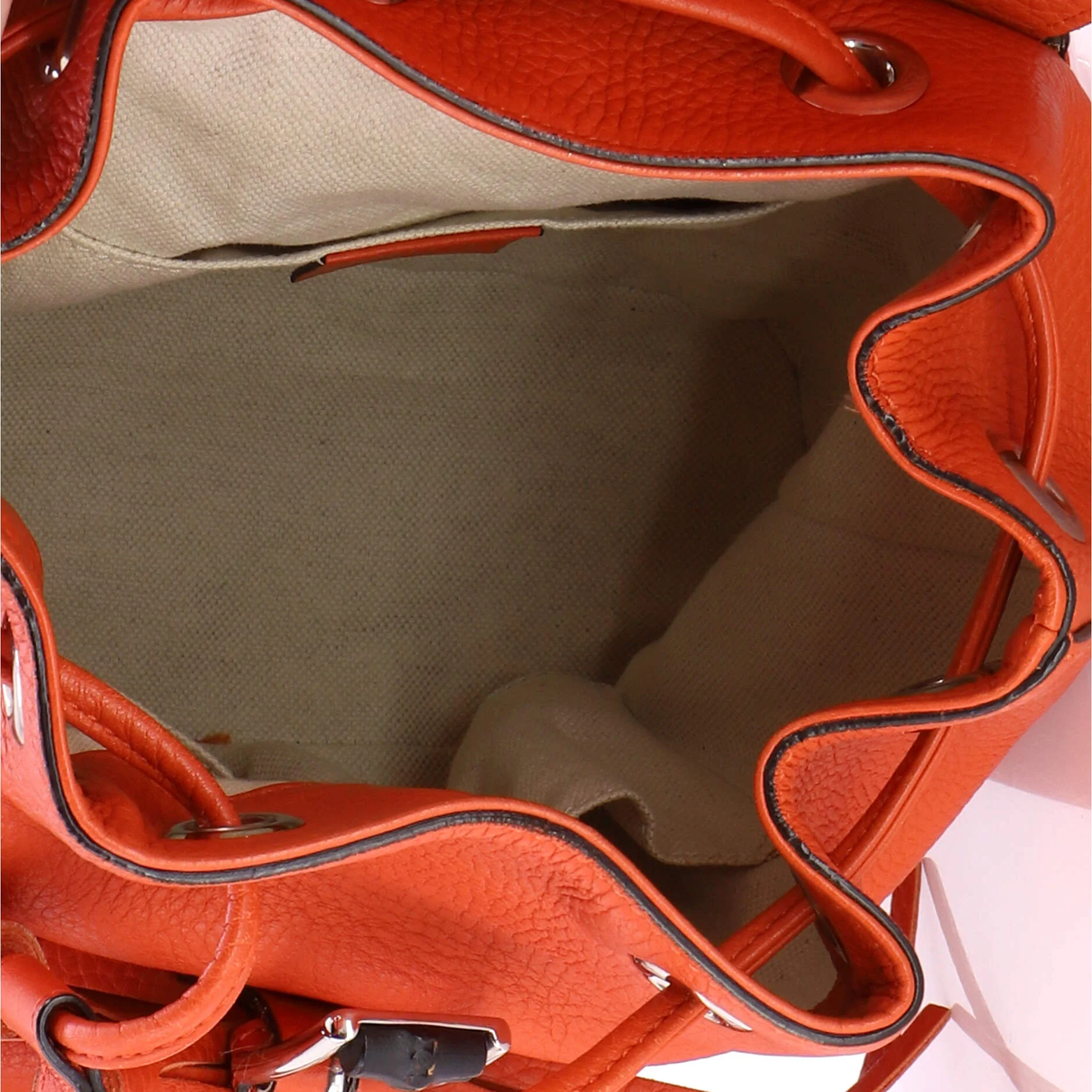 Bamboo Tassel Backpack Leather Mini - Image 5