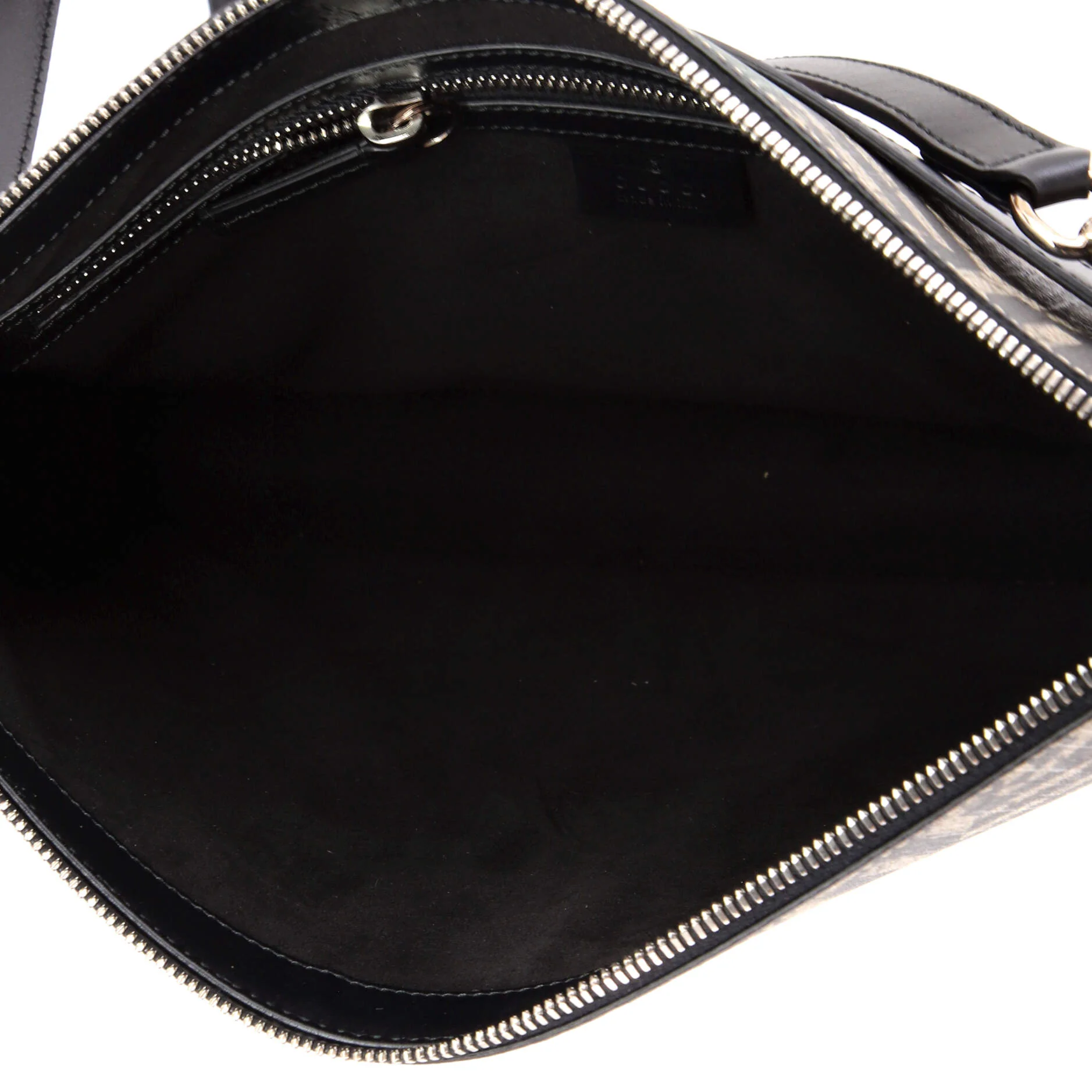Bee Web Zip Messenger Bag Caleido GG Coated Canvas Large - Image 5