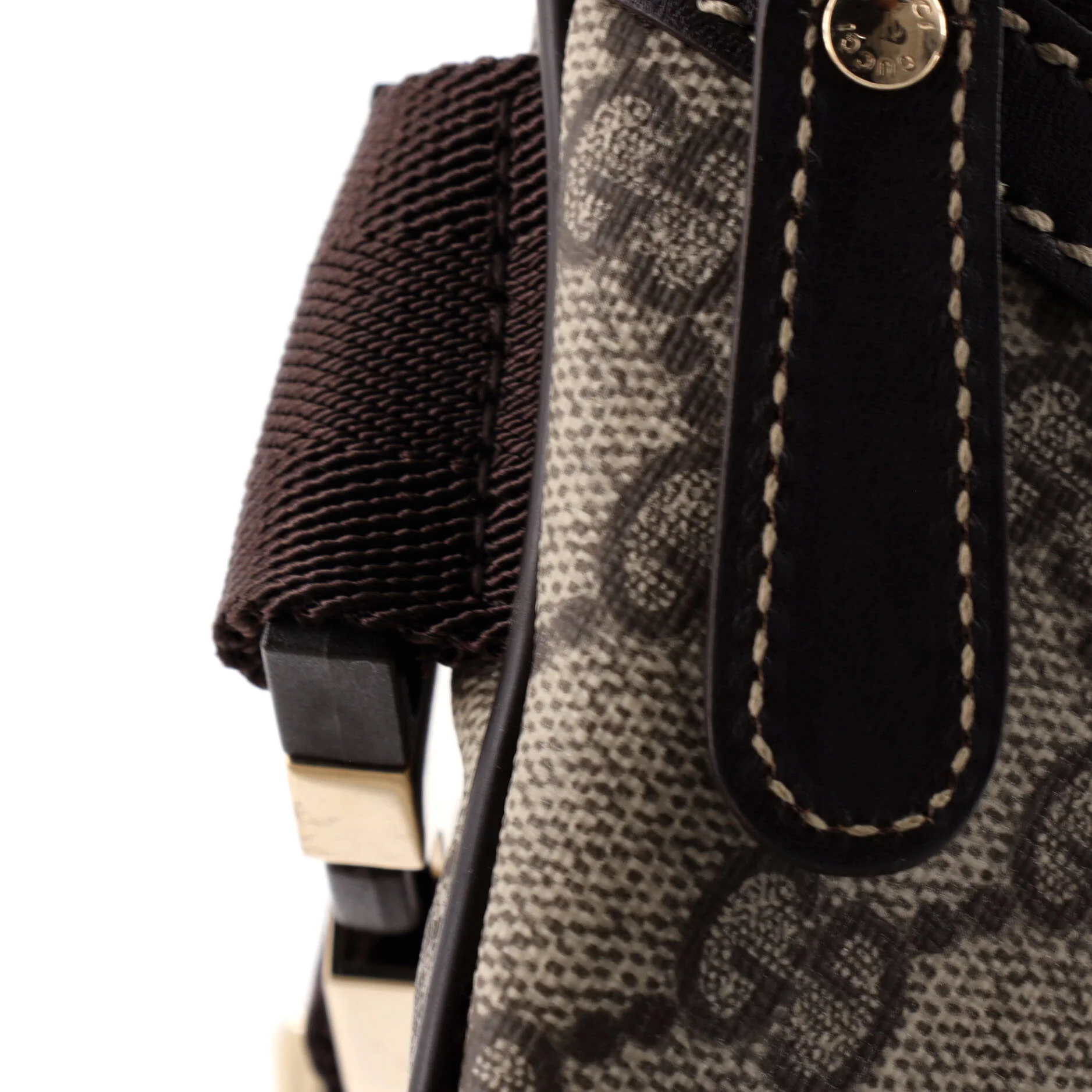 Belt Bag GG Coated Canvas with Leather Small - Image 6
