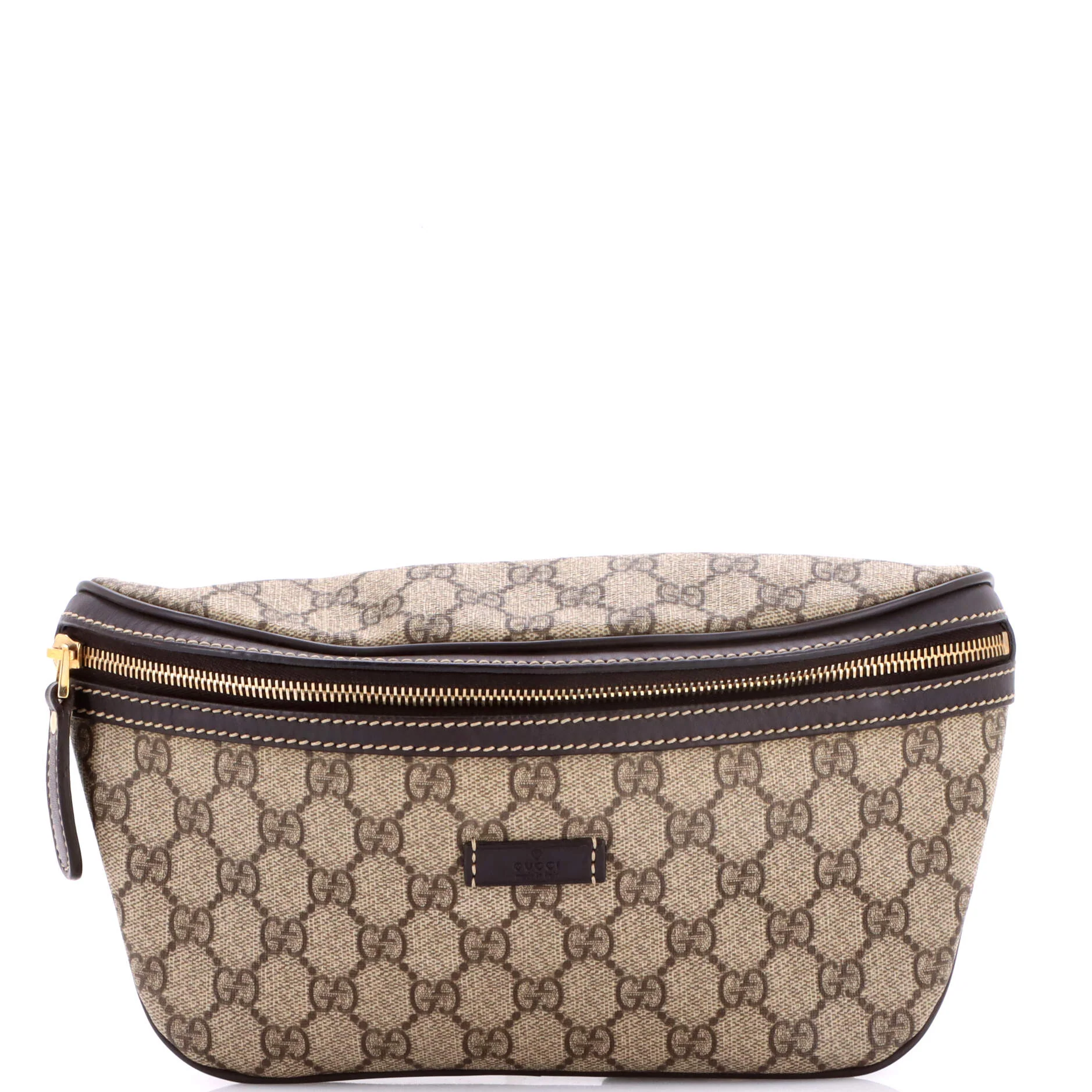 Belt Bag GG Coated Canvas with Leather Small