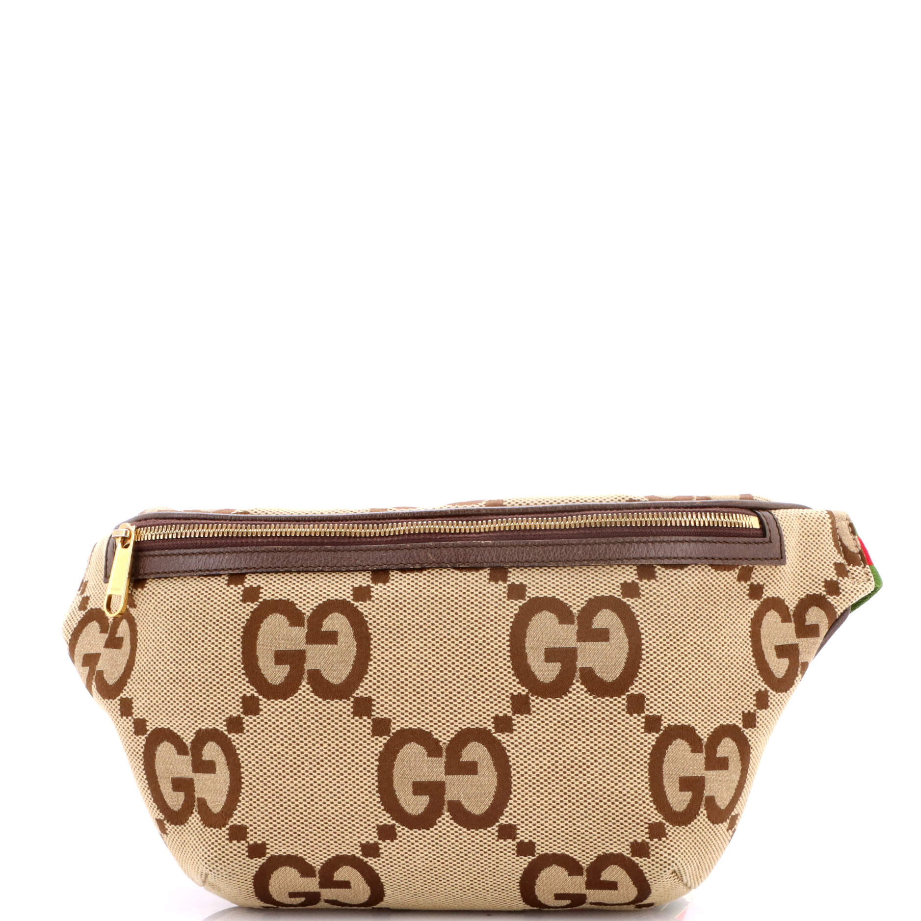 Belt Bag Jumbo GG Canvas with Leather Large