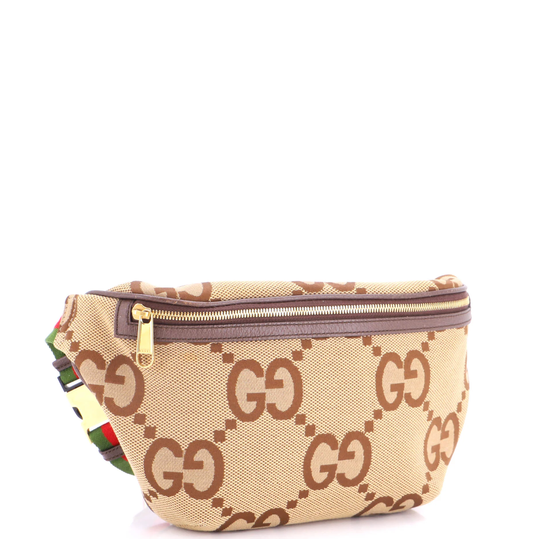 Belt Bag Jumbo GG Canvas with Leather Large - Image 2