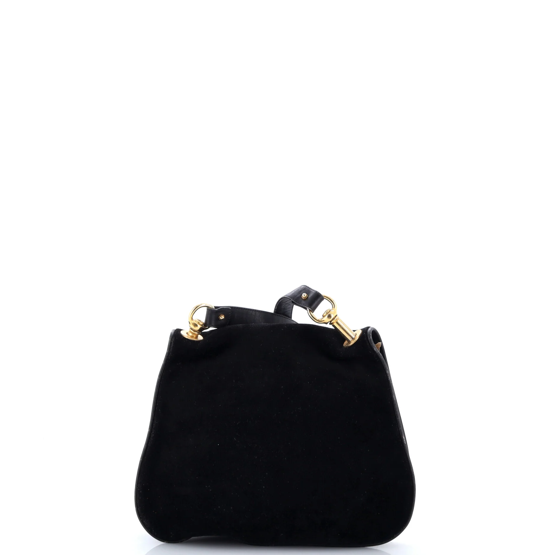 Vintage Blondie Flap Bag Suede Medium - Image 3