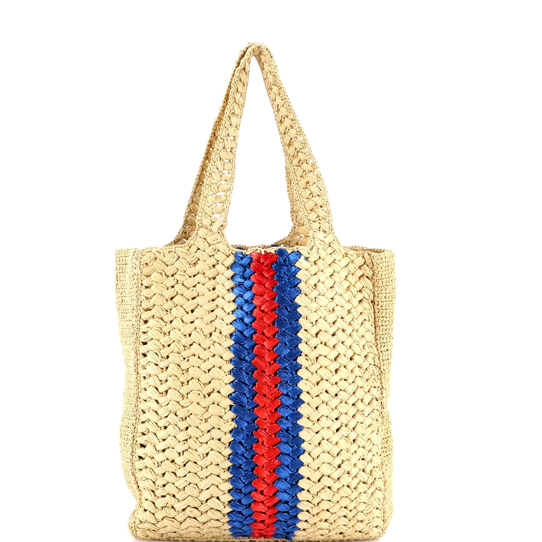 Blondie NM Open Tote Raffia Small - Image 4