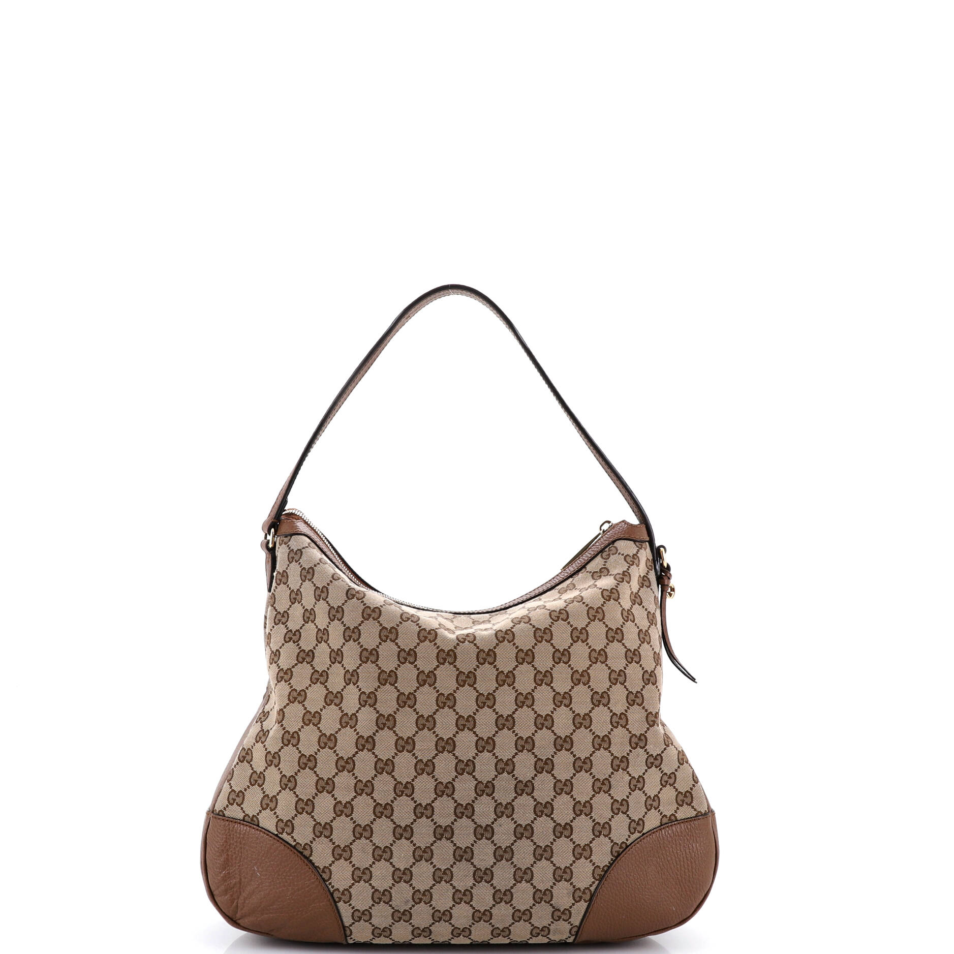 Bree Hobo GG Canvas with Leather Large - Image 3
