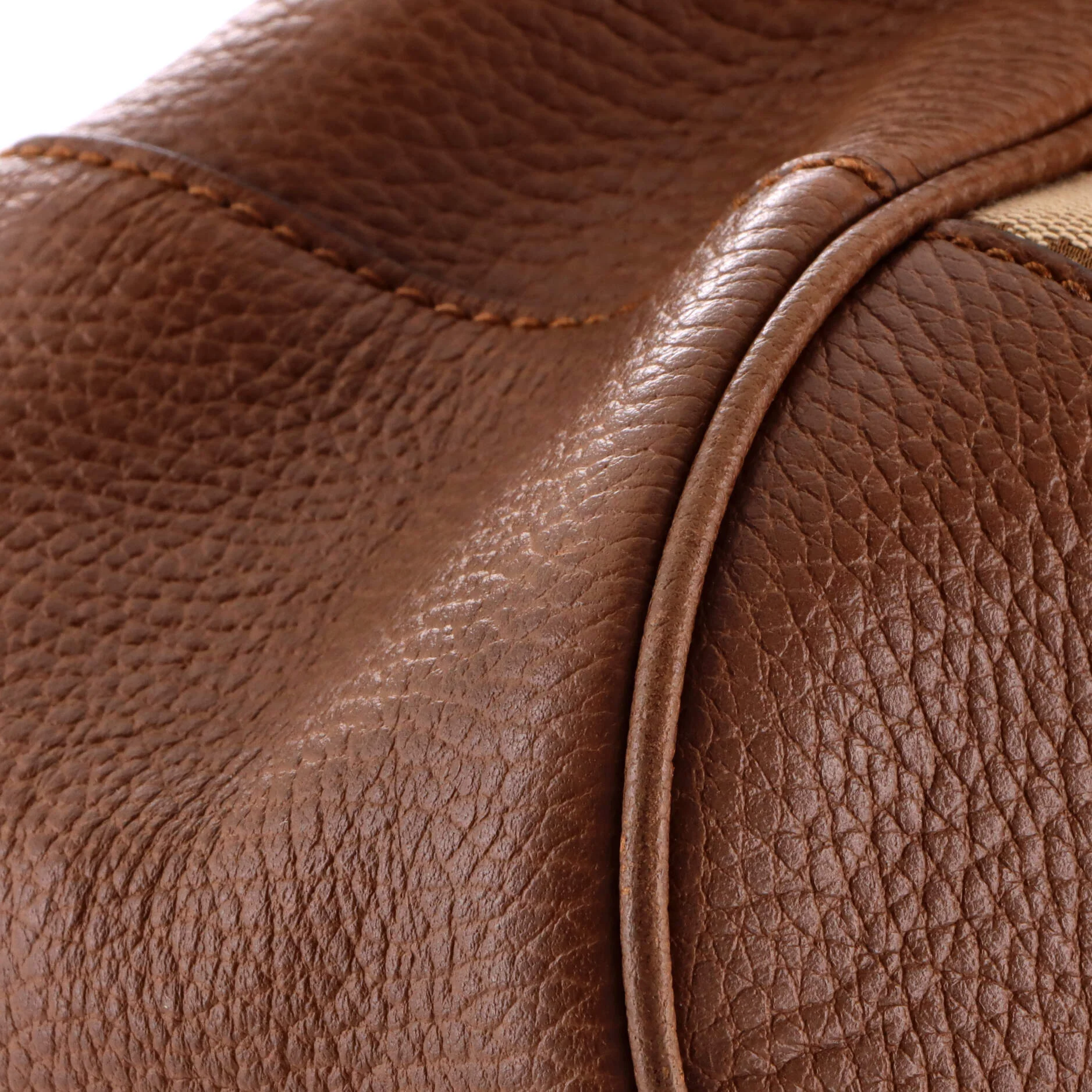 Bree Hobo GG Canvas with Leather Large - Image 7