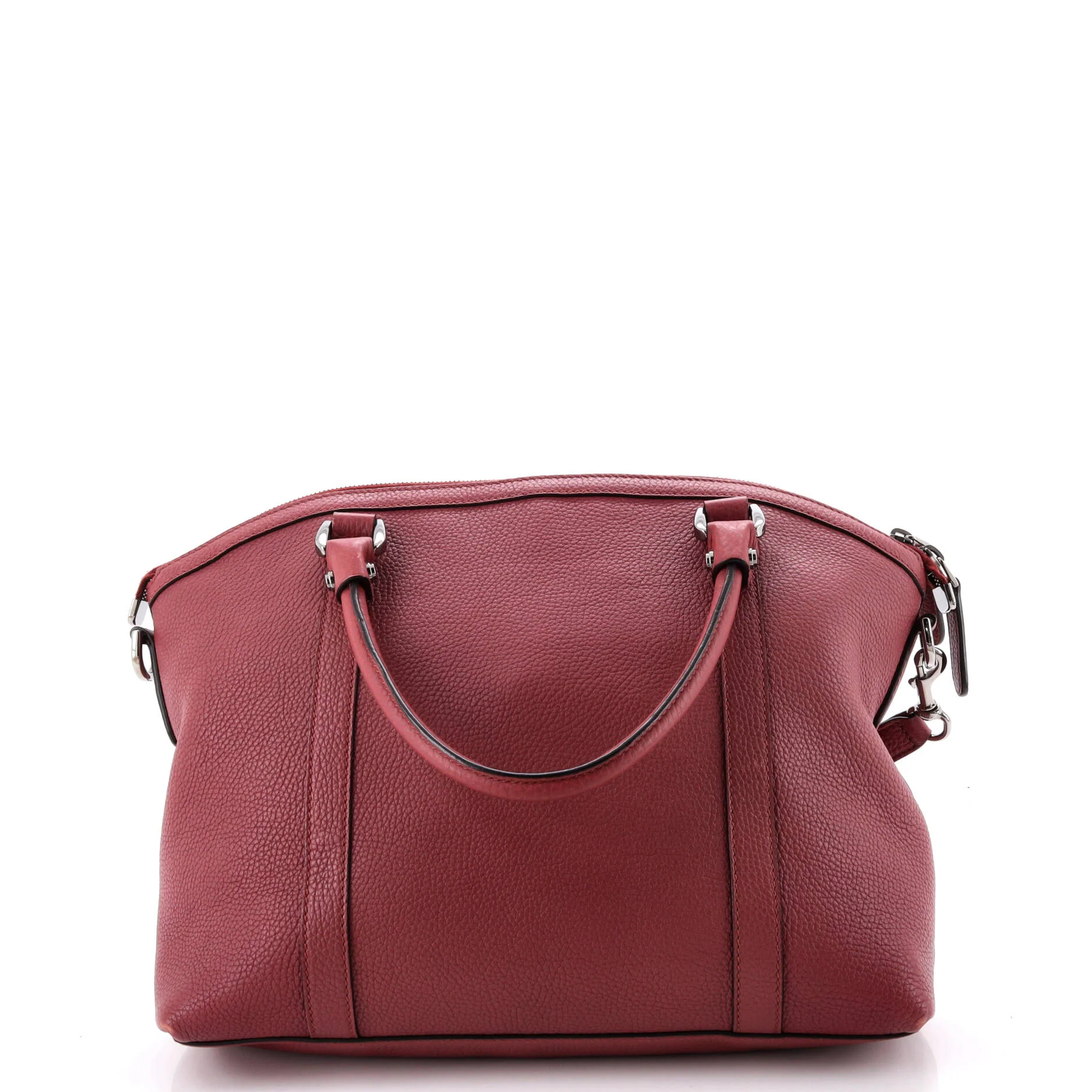 Britt Convertible Dome Satchel Leather Medium - Image 3