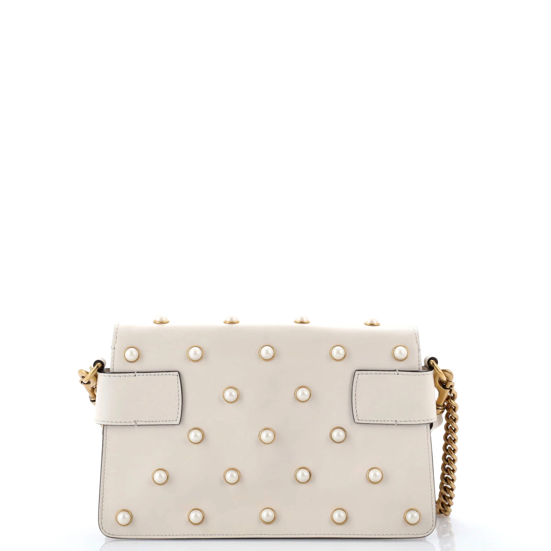 Broadway Pearly Bee Shoulder Bag Embellished Leather Mini - Image 3
