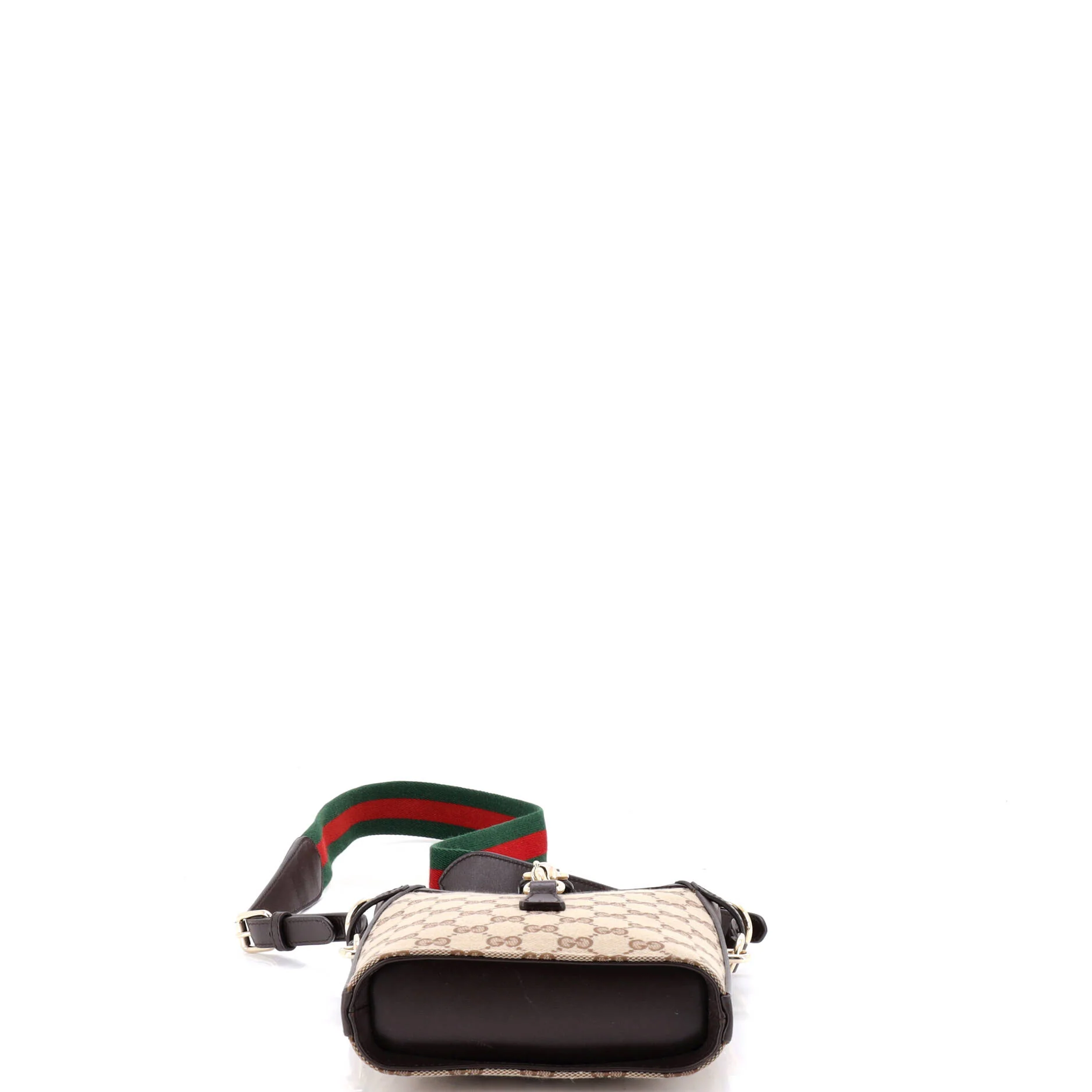 Bucket Bag GG Canvas with Leather Mini - Image 4
