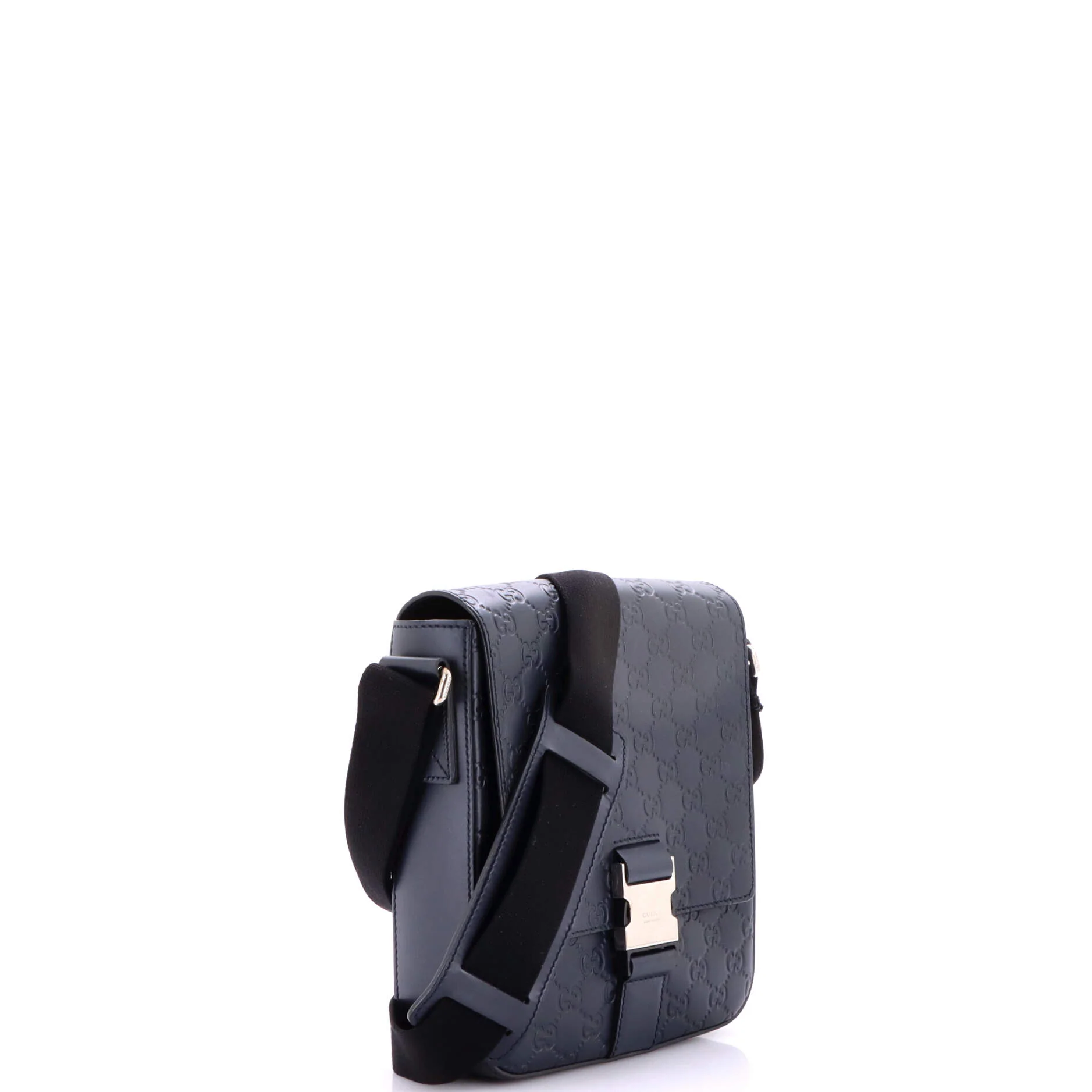Buckle Flap Messenger Bag Guccissima Leather Small - Image 2