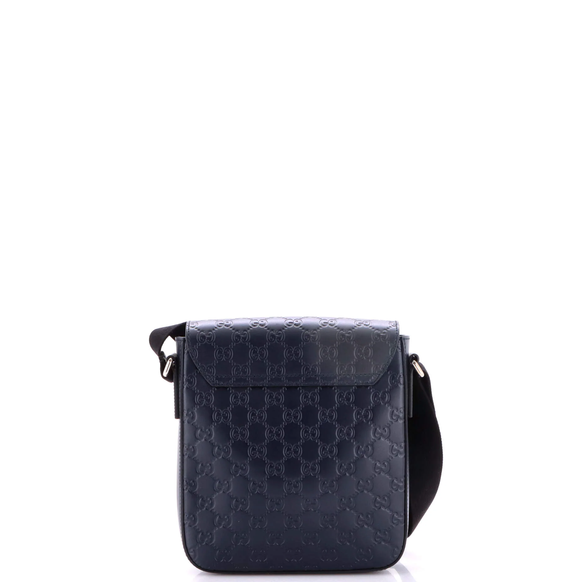 Buckle Flap Messenger Bag Guccissima Leather Small - Image 3