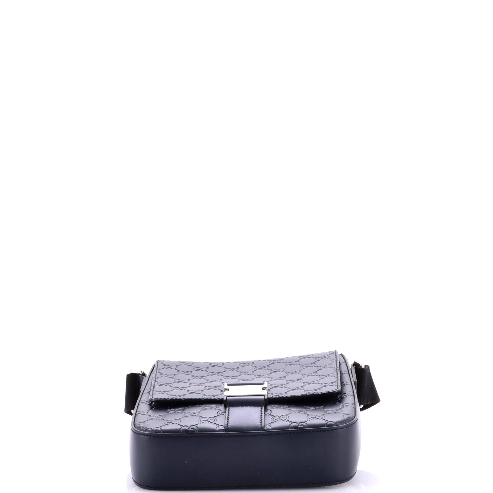 Buckle Flap Messenger Bag Guccissima Leather Small - Image 4