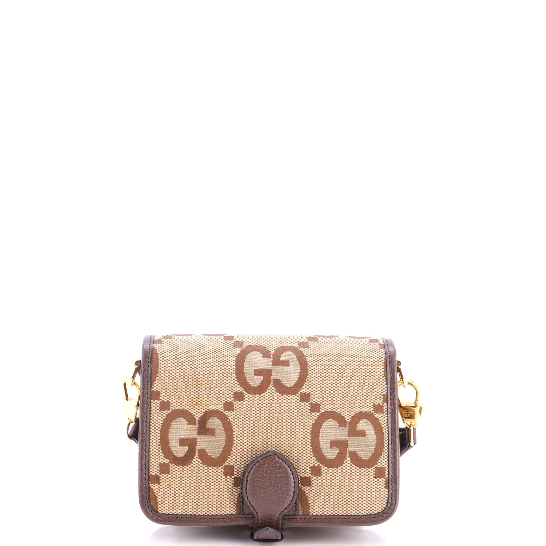 Buckle Messenger Bag Jumbo GG Canvas Small - Image 3