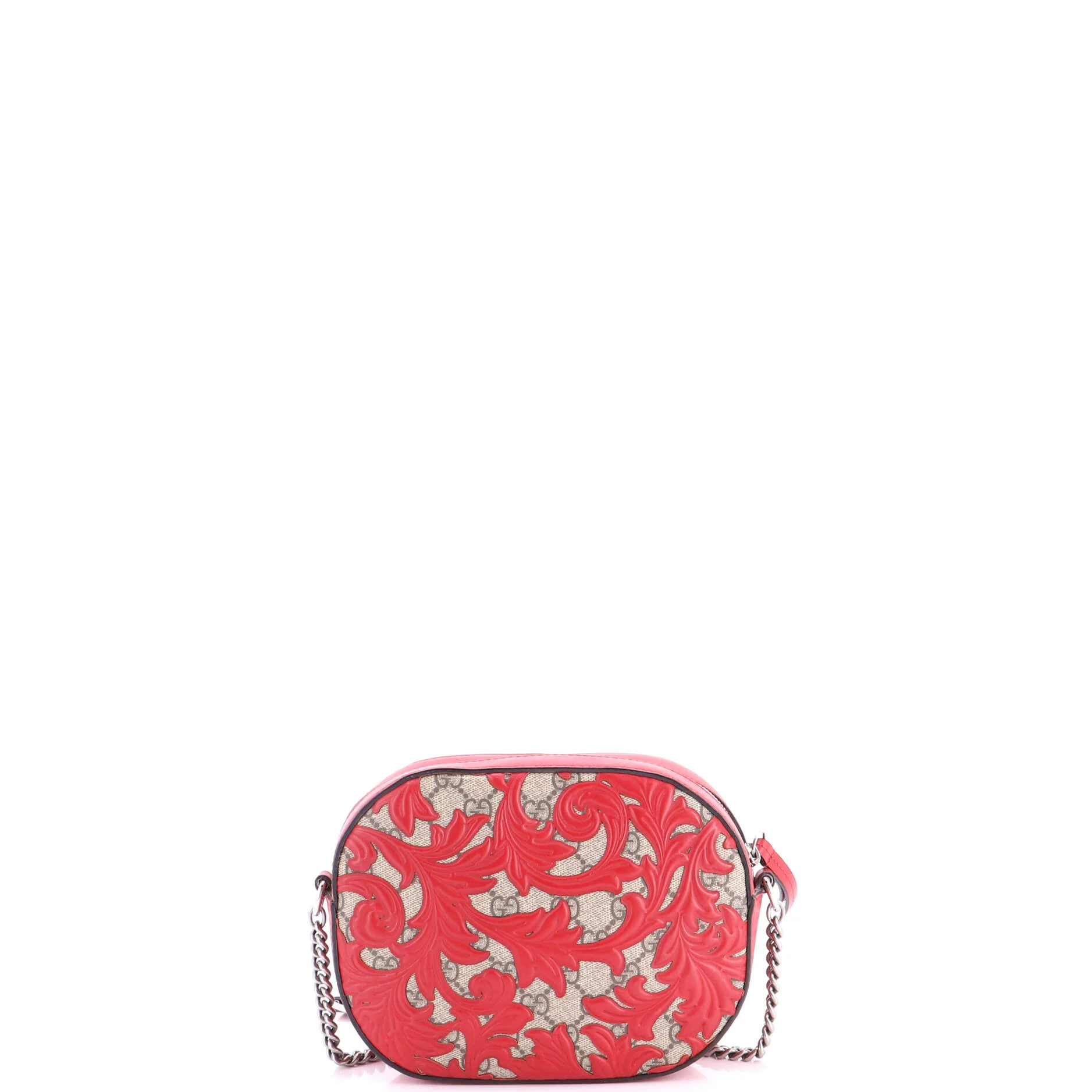 Chain Crossbody Bag Arabesque GG Coated Canvas with Leather Mini - Image 3