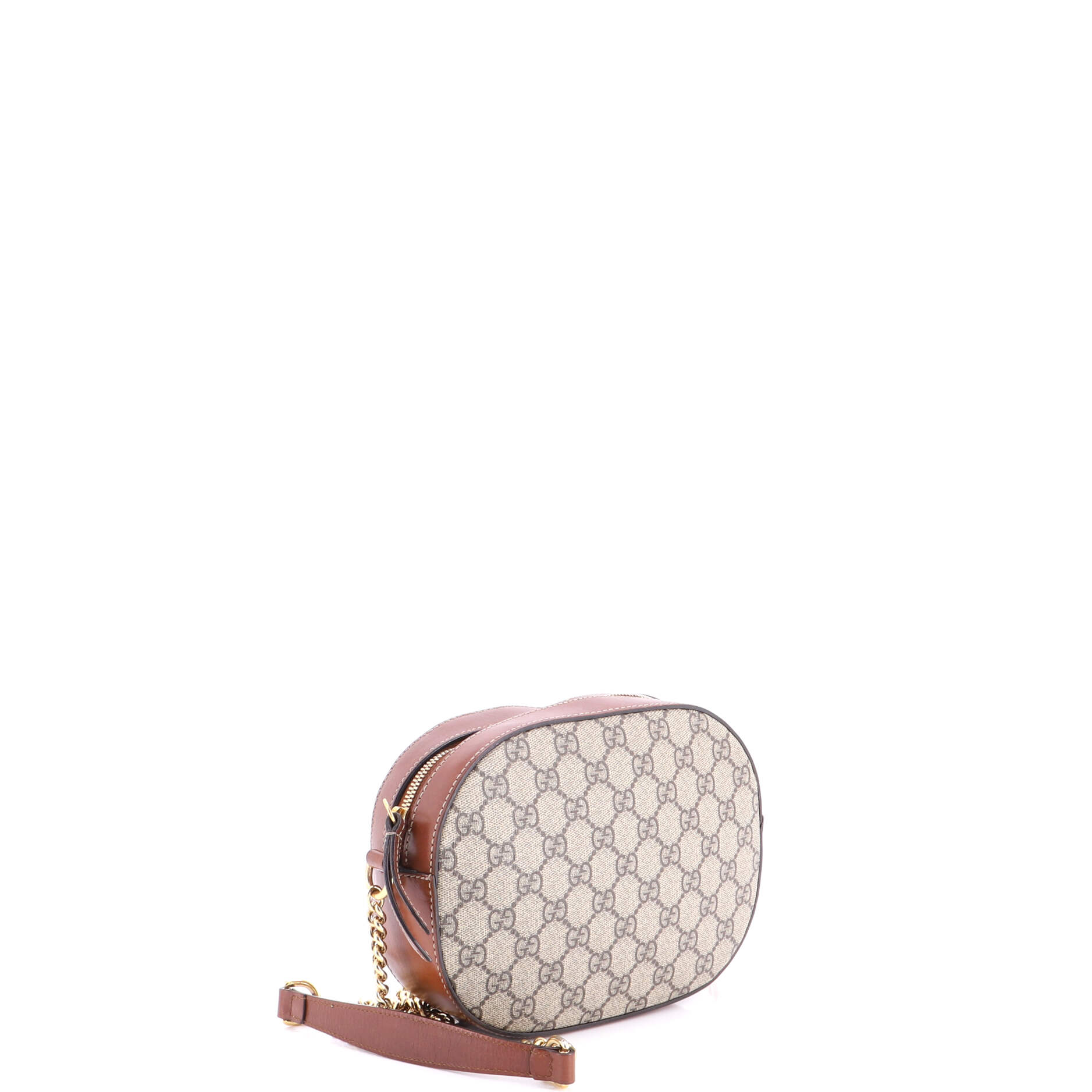 Chain Crossbody Bag GG Coated Canvas and Leather Mini - Image 2