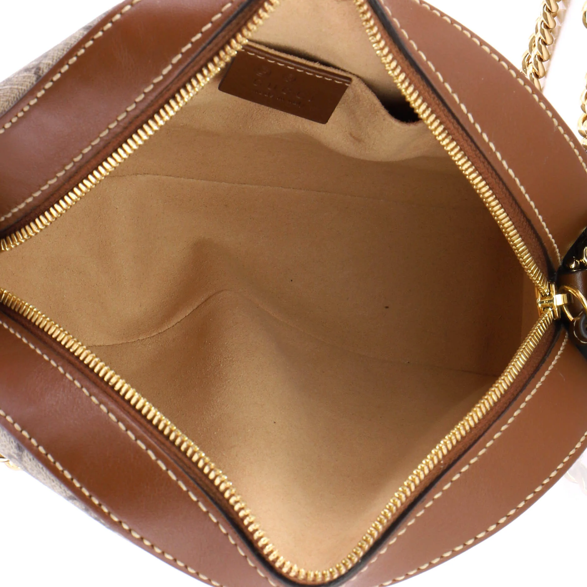 Chain Crossbody Bag GG Coated Canvas and Leather Mini - Image 5