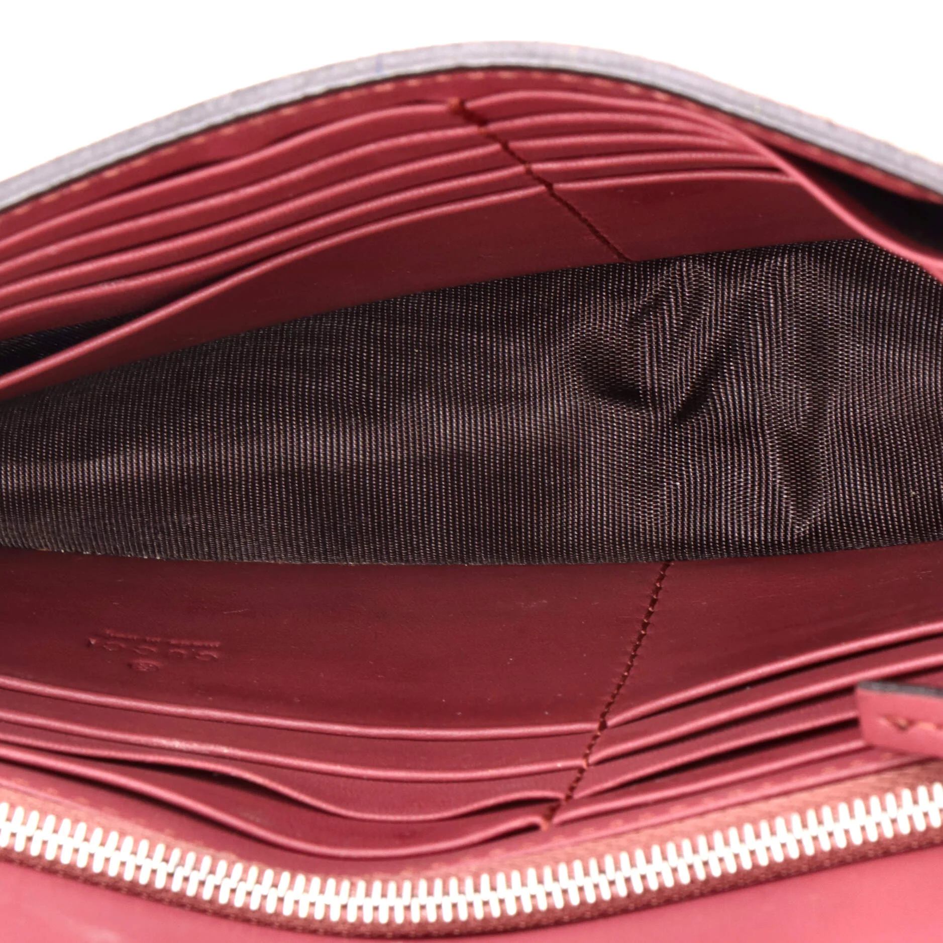Chain Wallet Blooms Print GG Coated Canvas - Image 5