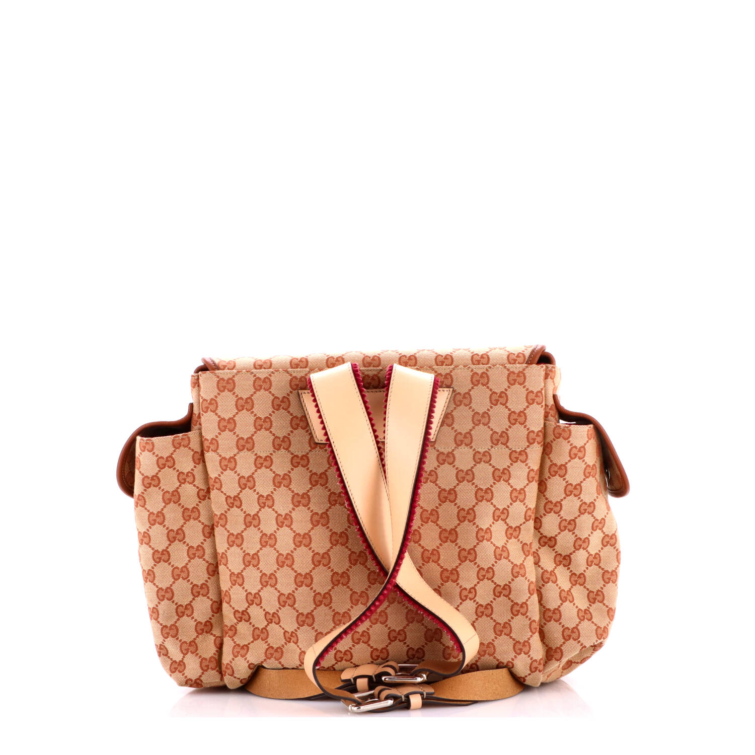 Children's Flap Backpack Embroidered GG Canvas - Image 3