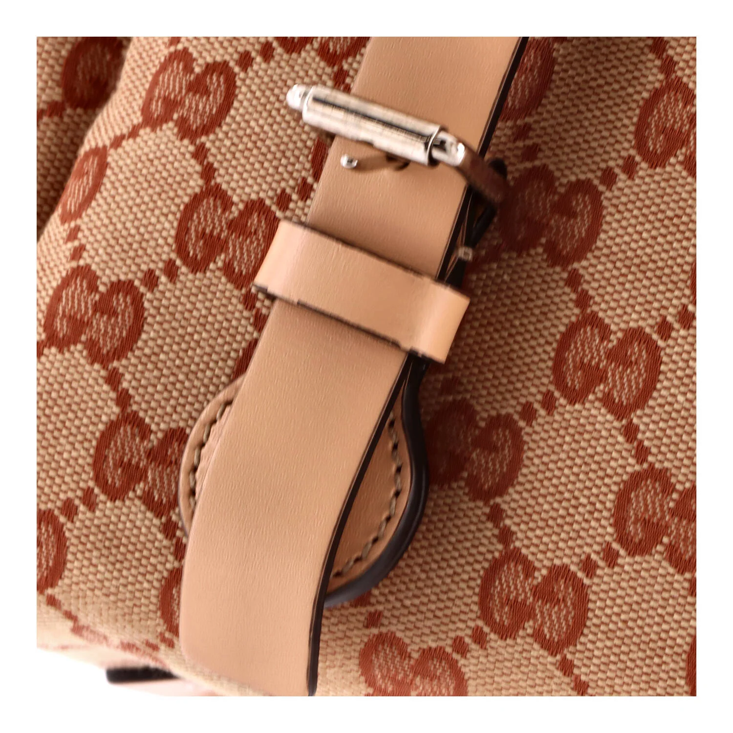 Children's Flap Backpack Embroidered GG Canvas - Image 6