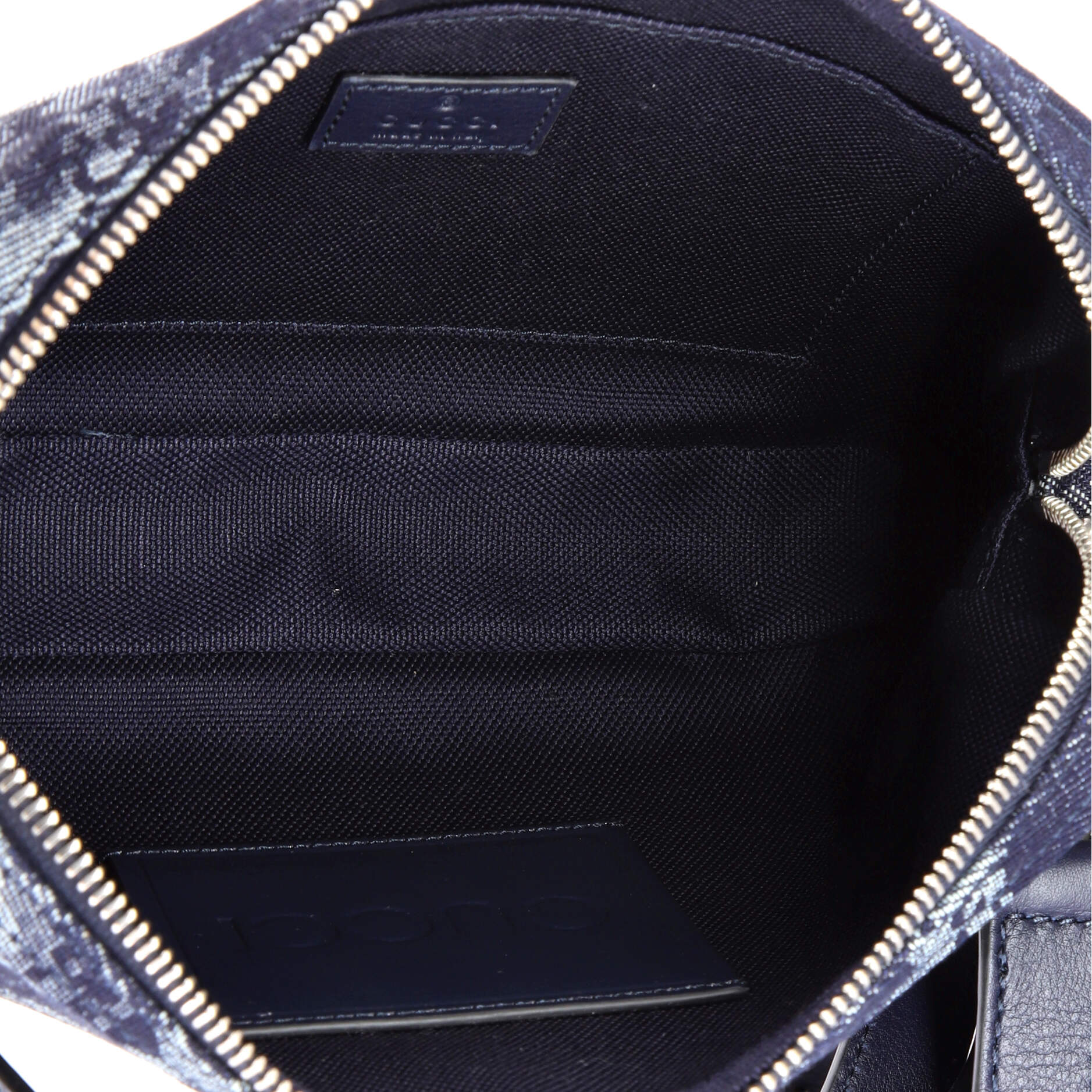 Convertible Crossbody Bag Camouflage GG Denim - Image 5