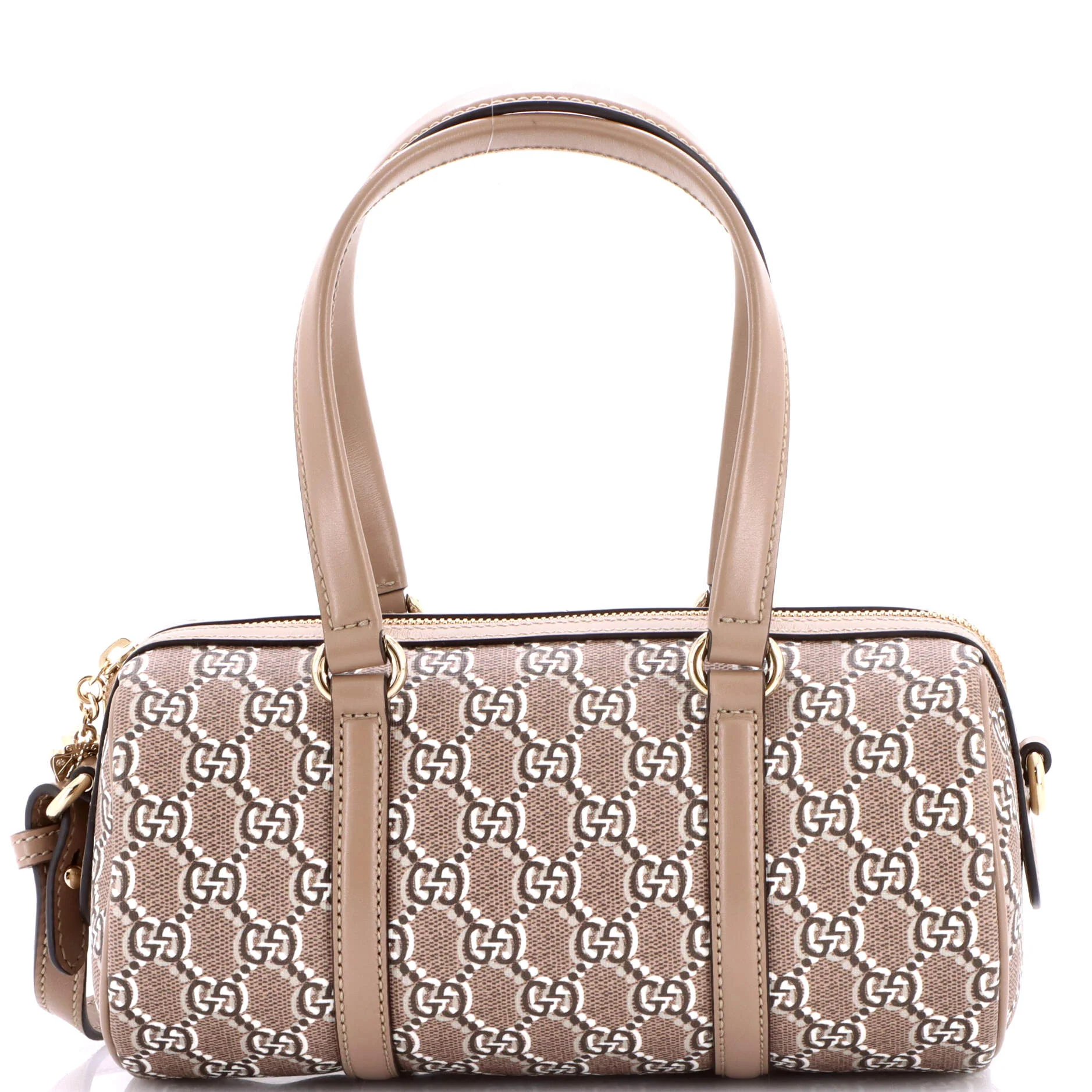 Convertible Duffle Bag GG Shadow Coated Canvas Small
