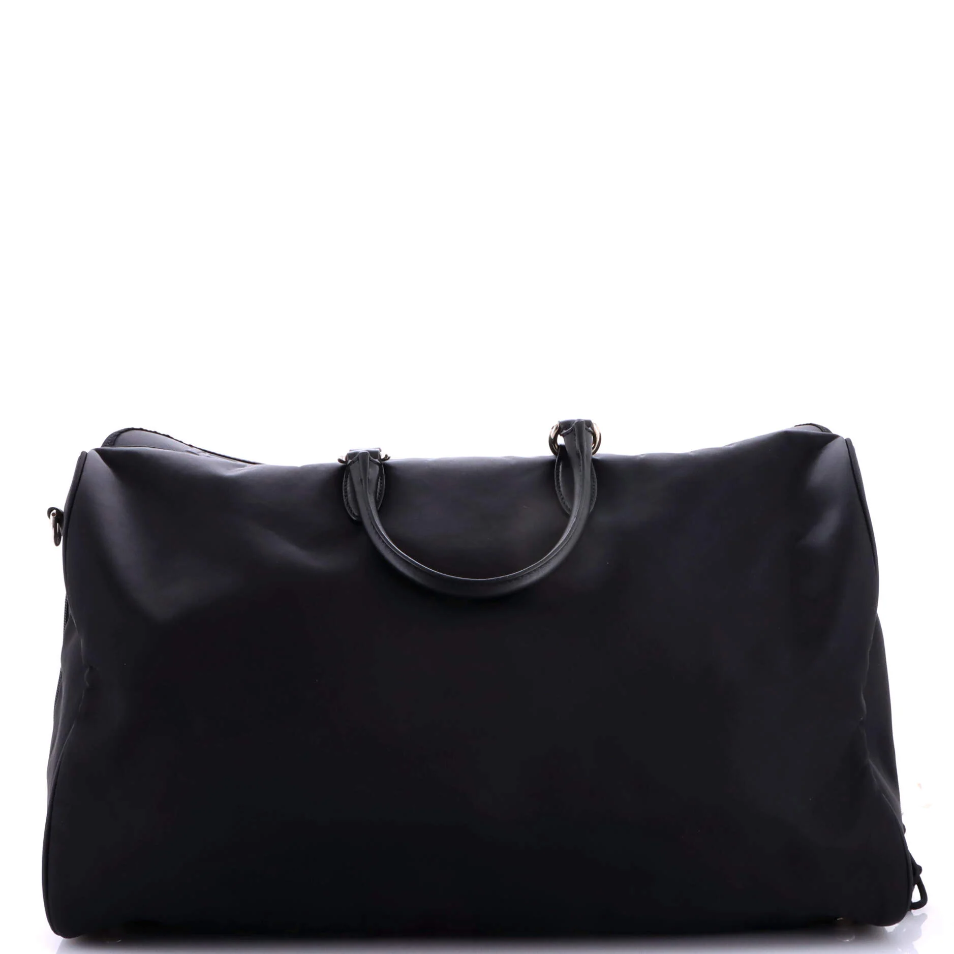 Convertible Front Pocket Web Duffle Bag Nylon Large - Image 3