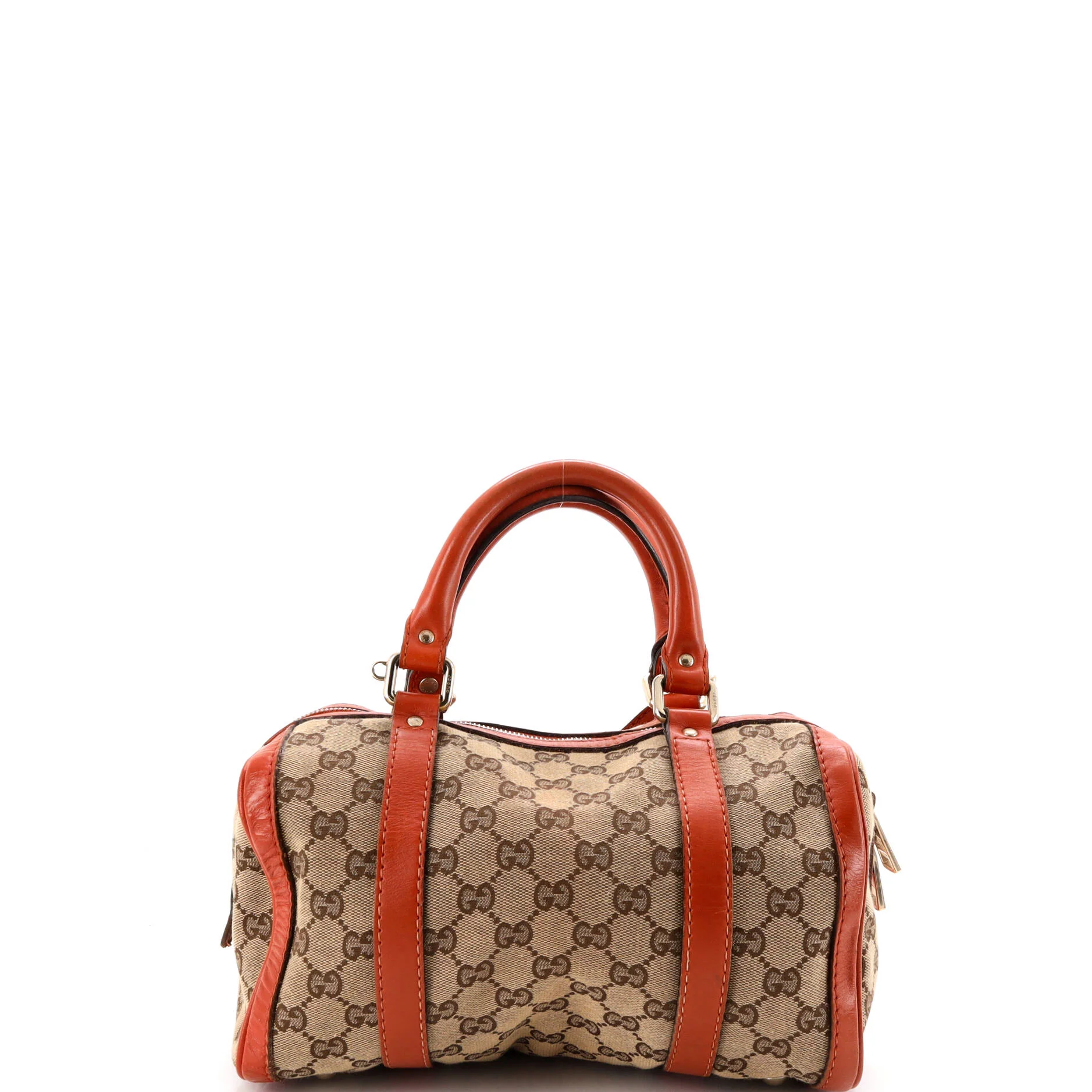 Convertible Joy Boston Bag GG Canvas with Leather Small - Image 3