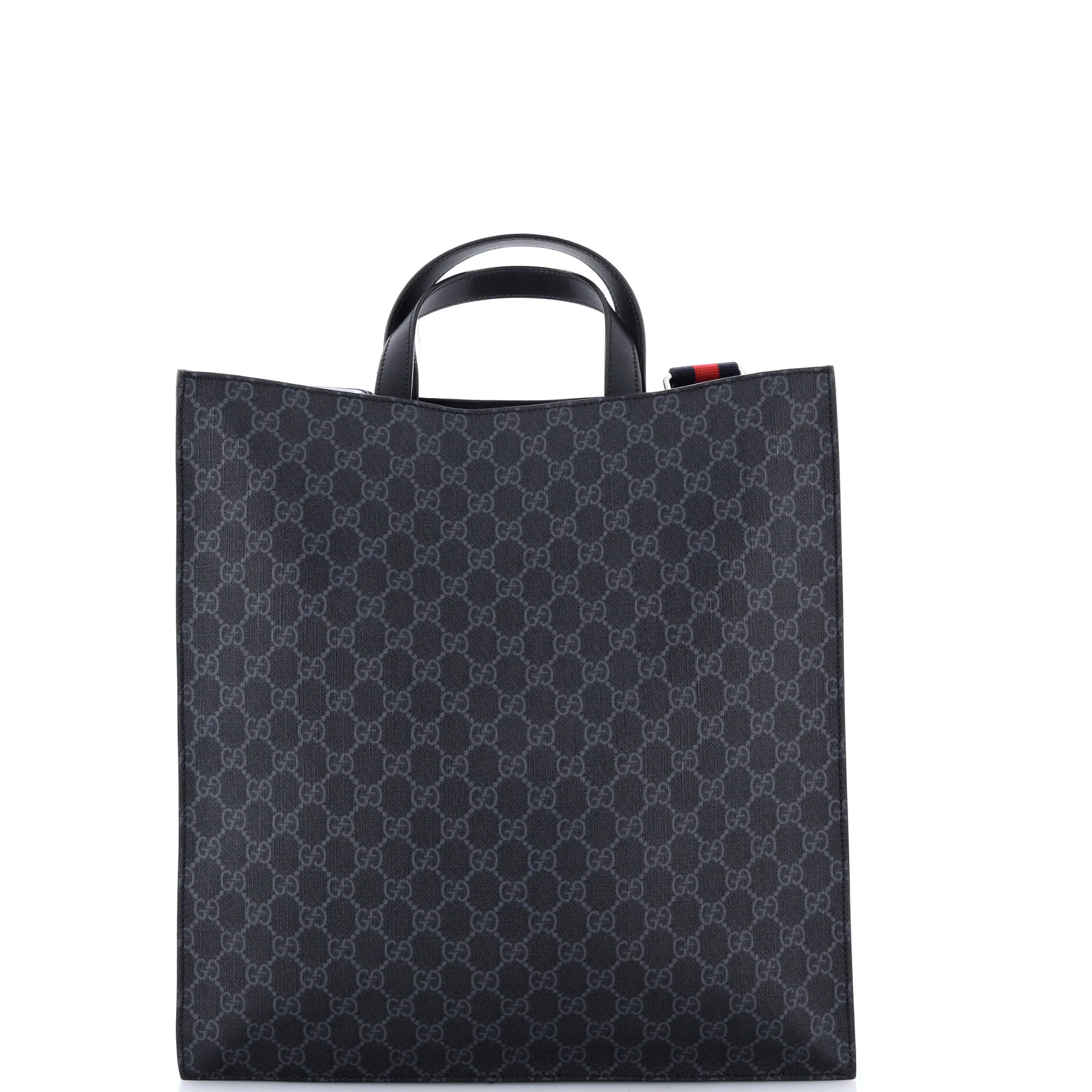 Convertible Soft Open Tote GG Coated Canvas Tall - Image 3
