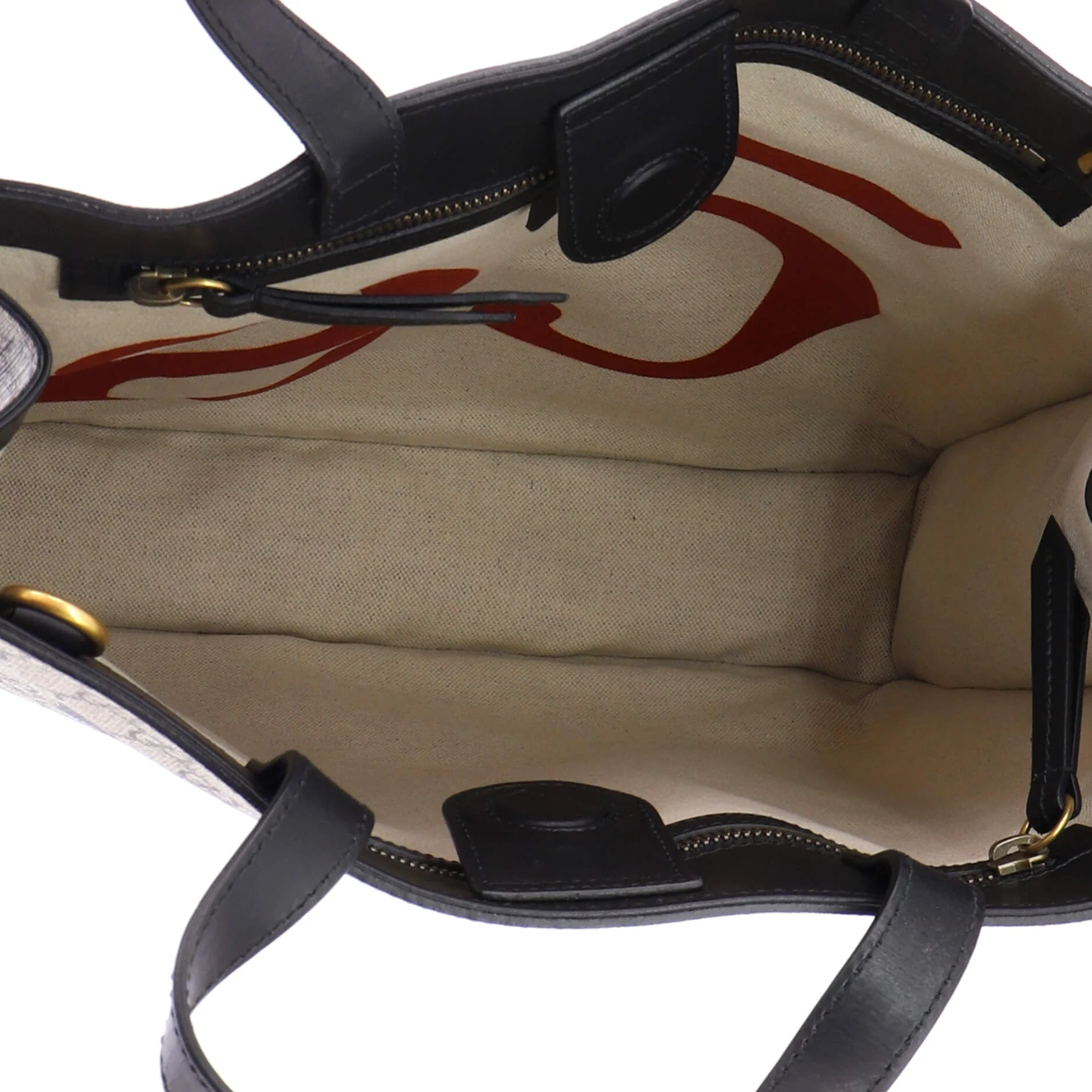 Convertible Soft Open Tote Printed GG Coated Canvas Tall - Image 5