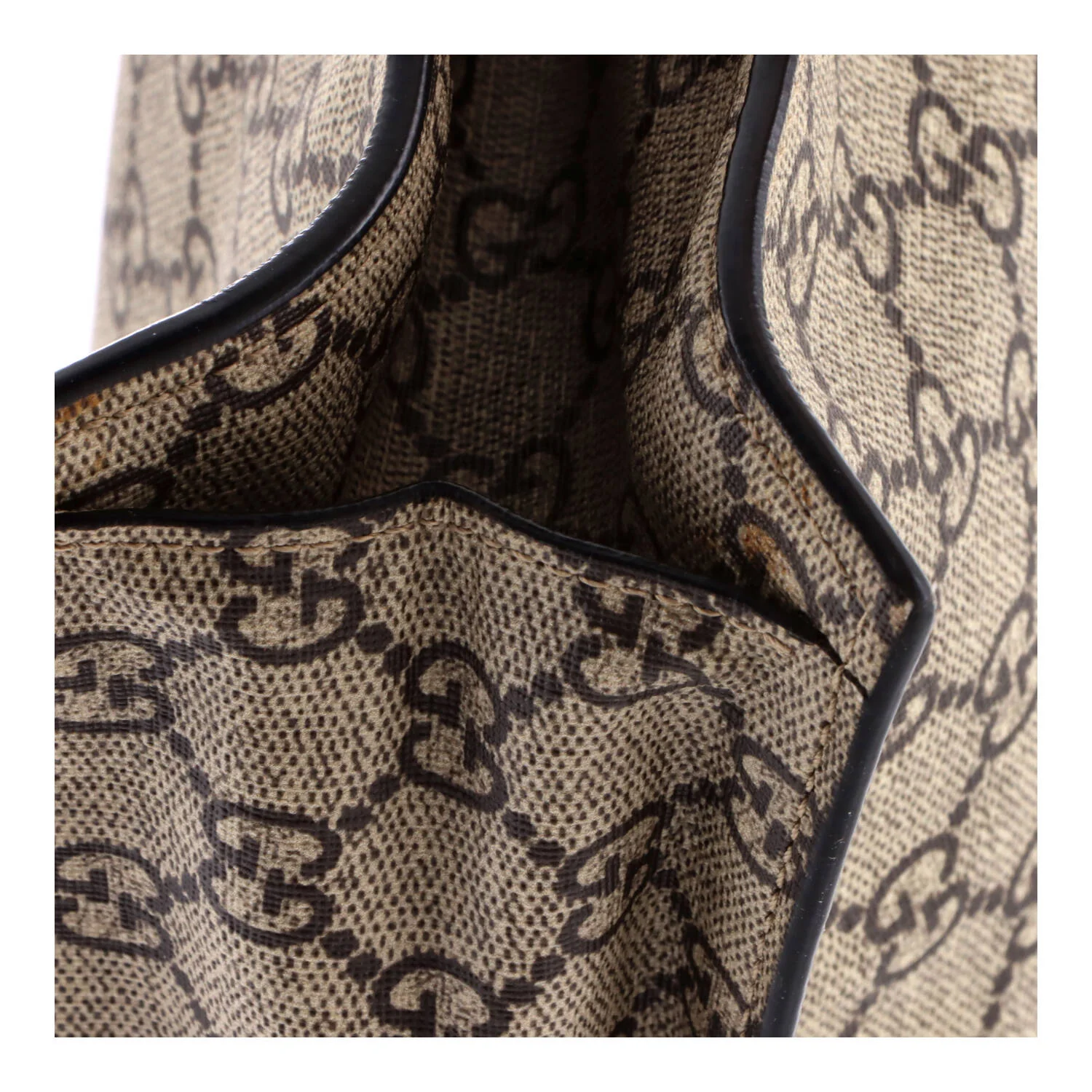 Convertible Soft Open Tote Printed GG Coated Canvas Tall - Image 6