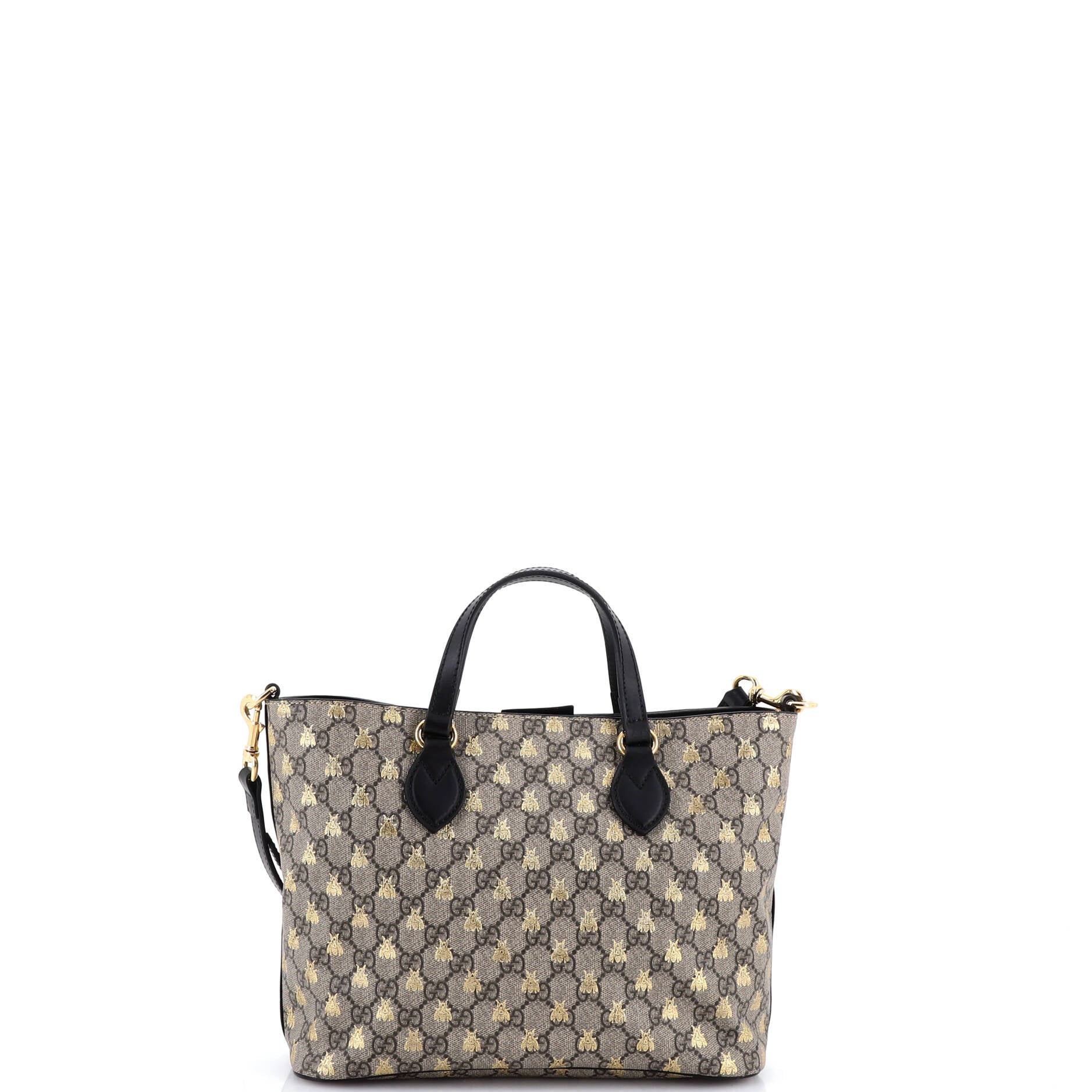 Convertible Soft Tote Printed GG Coated Canvas Small - Image 3