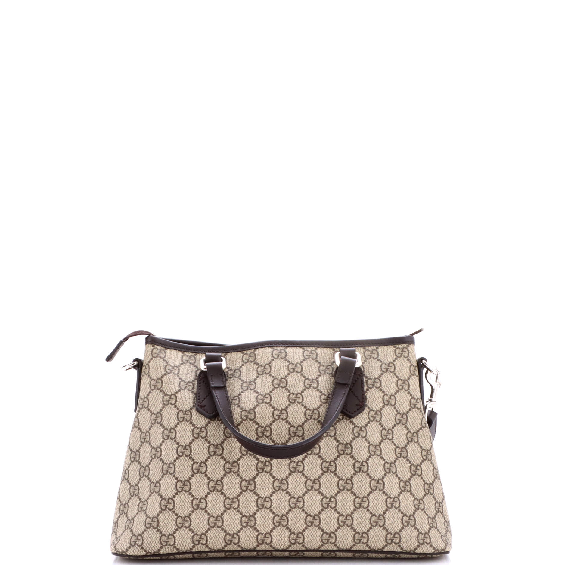 Convertible Zip Tote GG Coated Canvas with Leather Small - Image 3