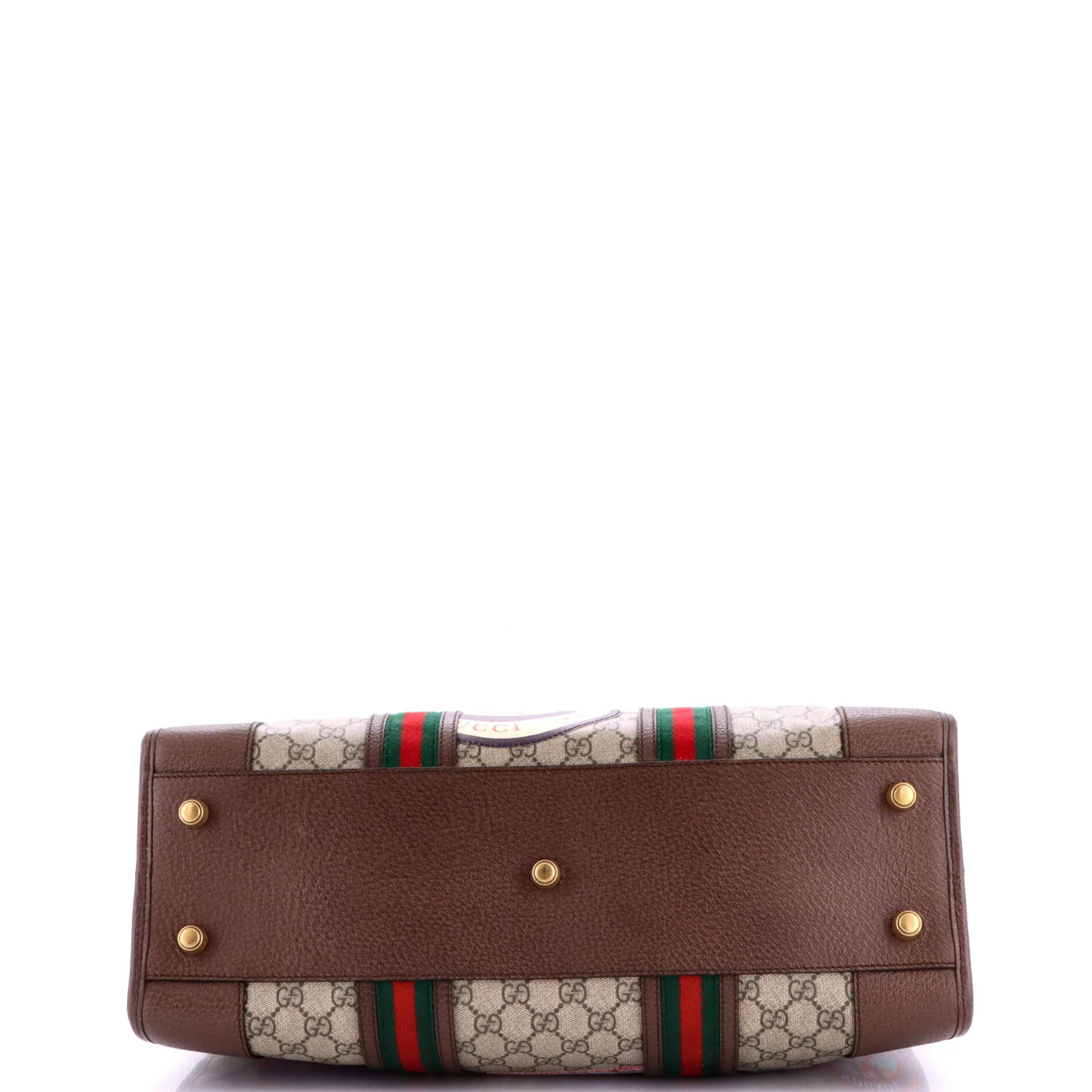 Courrier Carry On Convertible Duffle GG Coated Canvas with Applique Small - Image 4