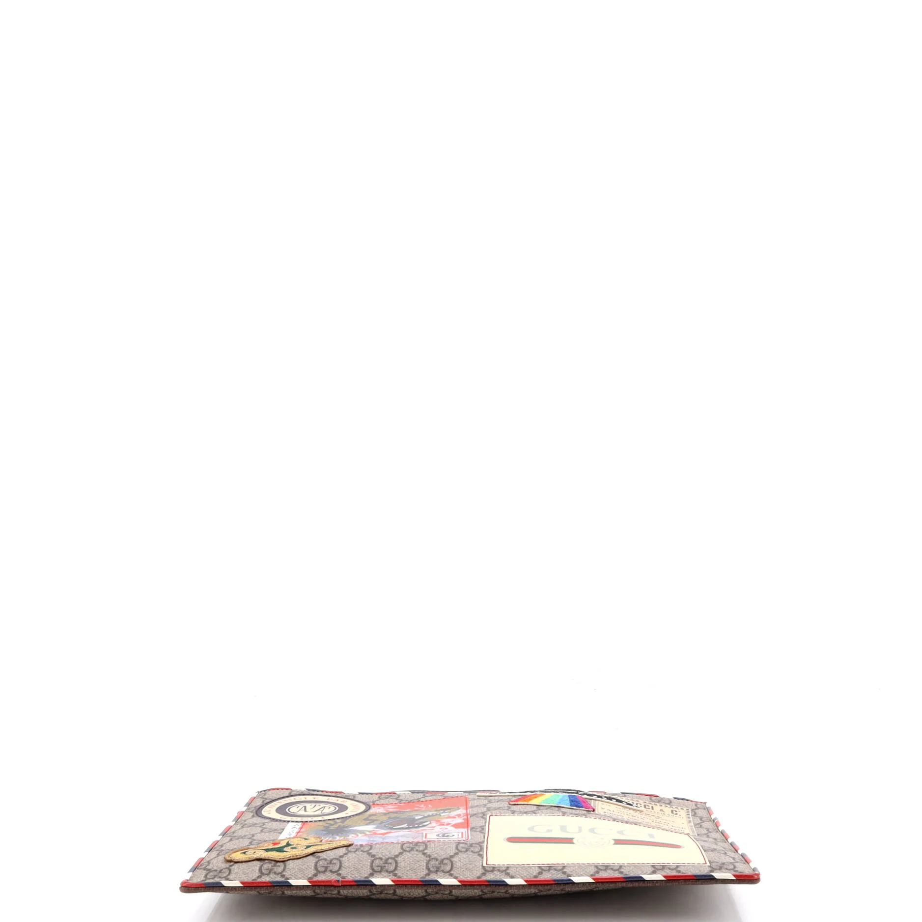 Courrier Pouch GG Coated Canvas with Applique - Image 4