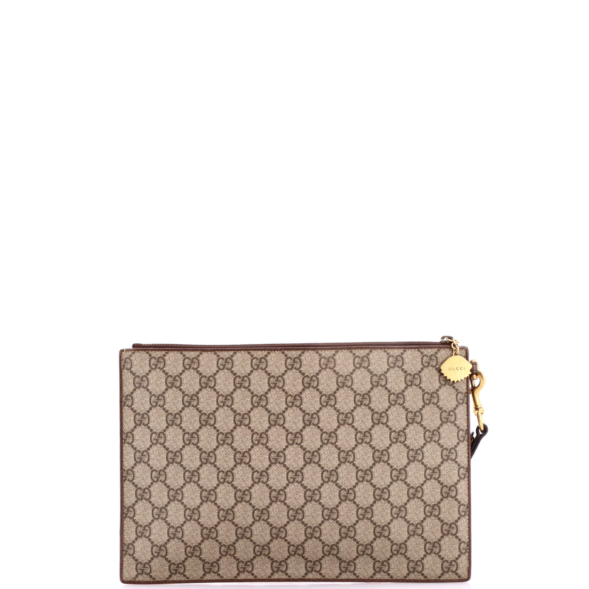 Courrier Pouch GG Coated Canvas with Applique - Image 3