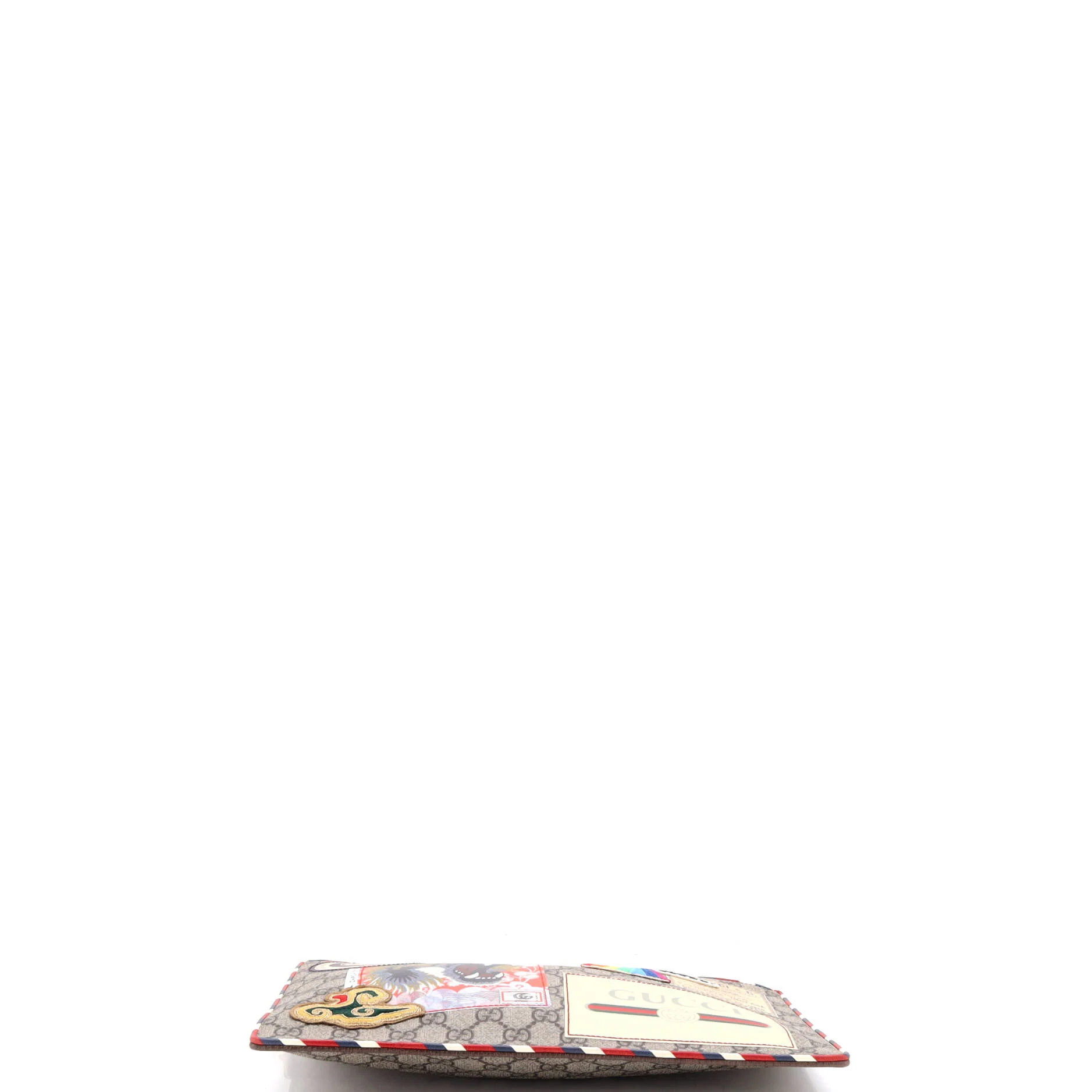 Courrier Pouch GG Coated Canvas with Applique - Image 4