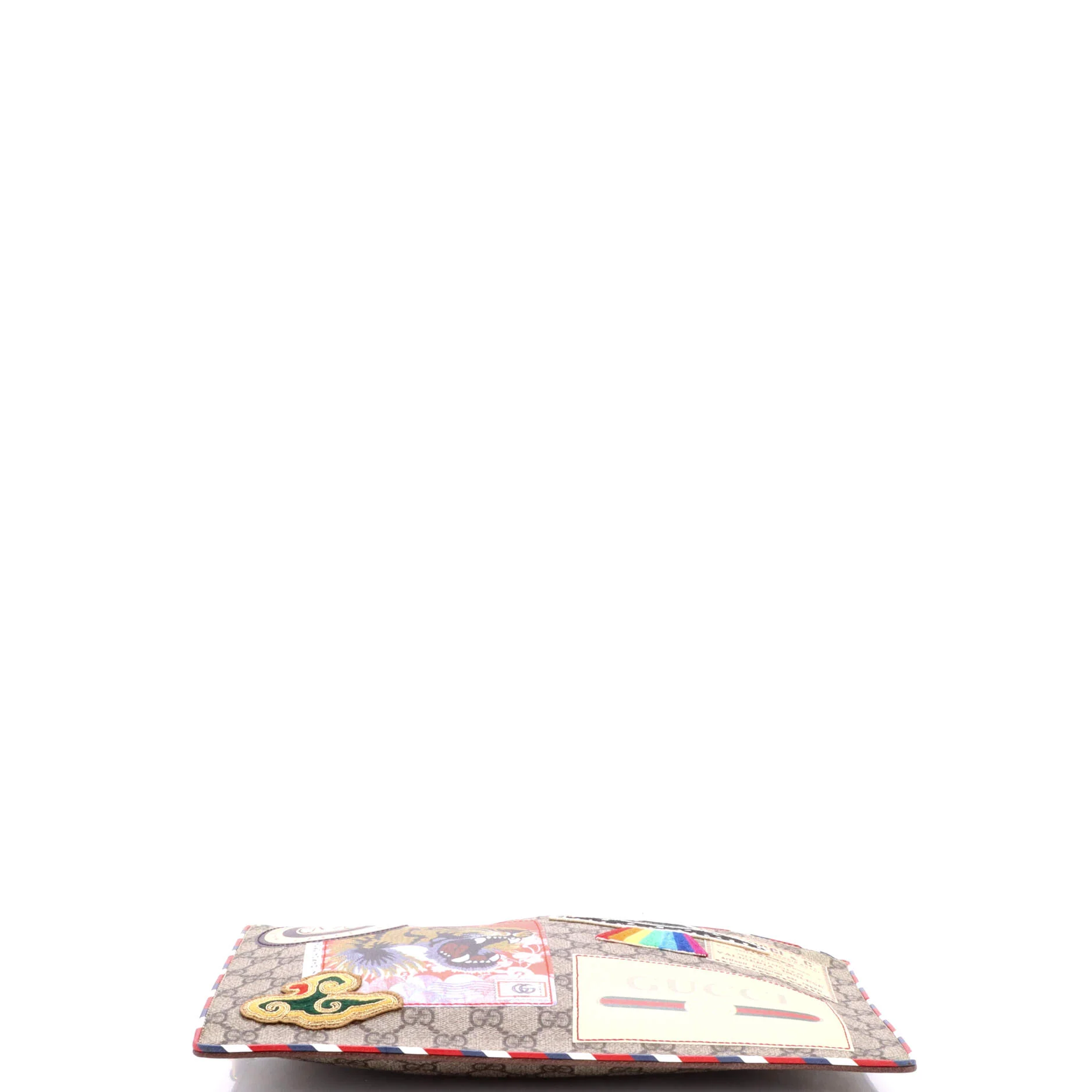 Courrier Pouch GG Coated Canvas with Applique - Image 4
