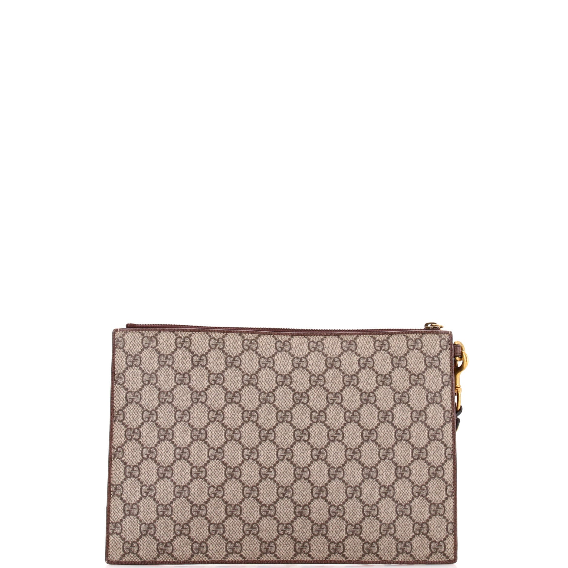 Courrier Pouch GG Coated Canvas with Applique - Image 3
