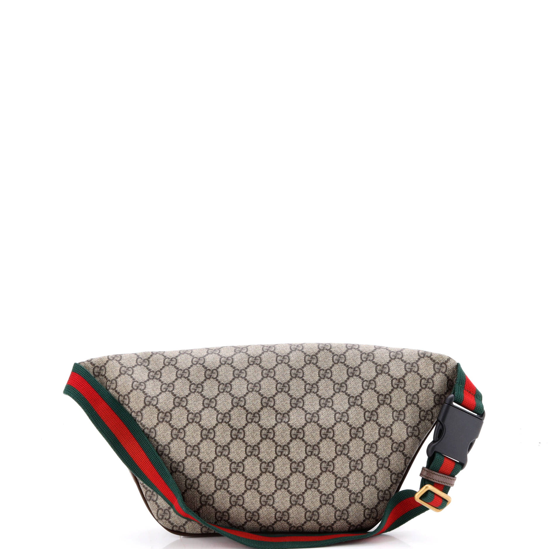 Courrier Zip Belt Bag GG Coated Canvas with Applique - Image 3