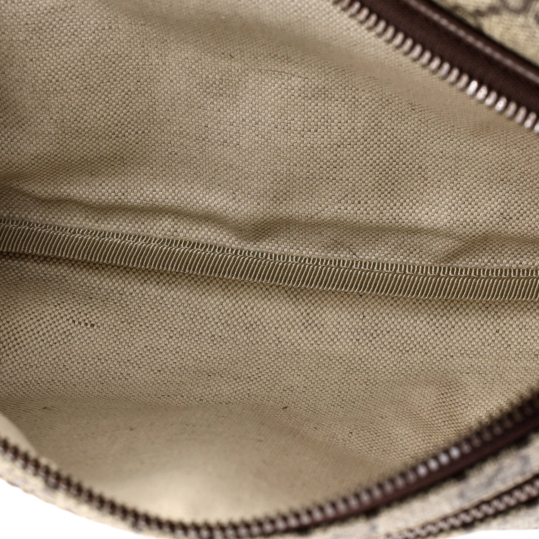 Courrier Zip Belt Bag GG Coated Canvas with Applique - Image 5