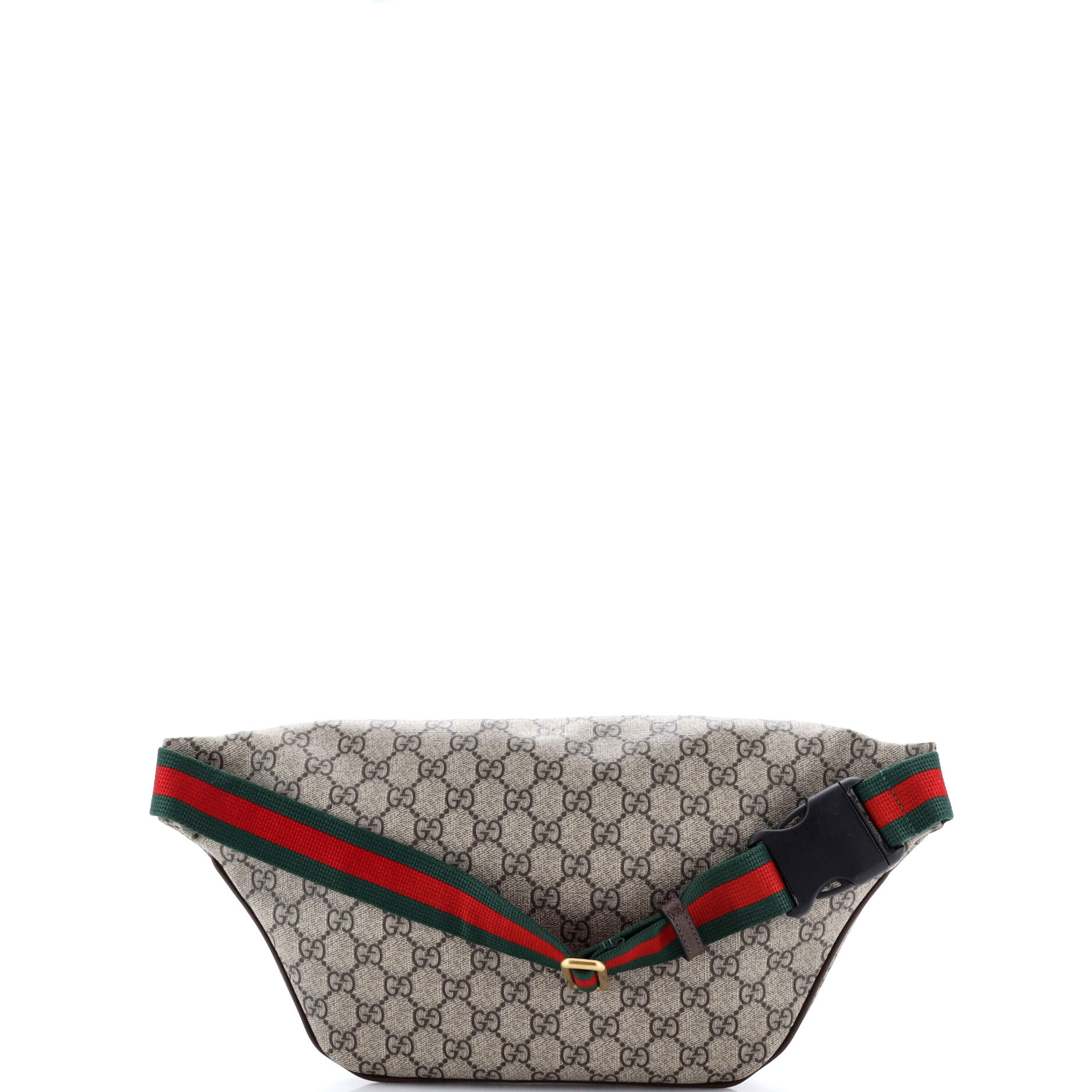 Courrier Zip Belt Bag GG Coated Canvas with Applique - Image 3