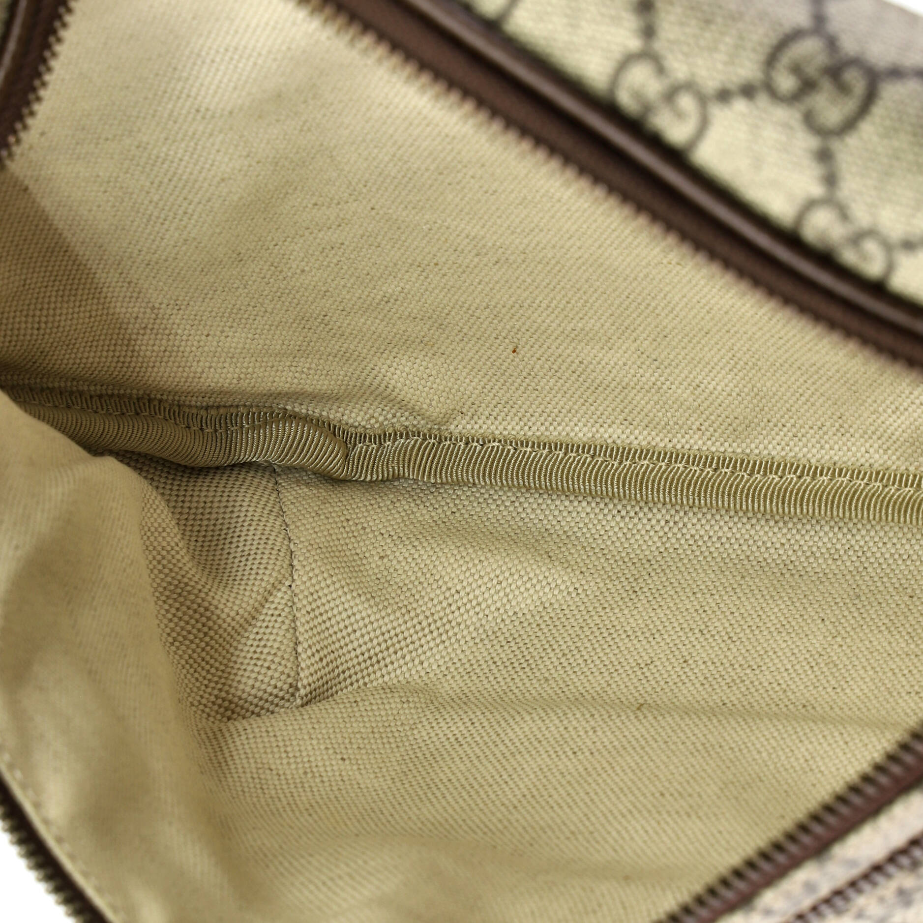 Courrier Zip Belt Bag GG Coated Canvas with Applique - Image 5