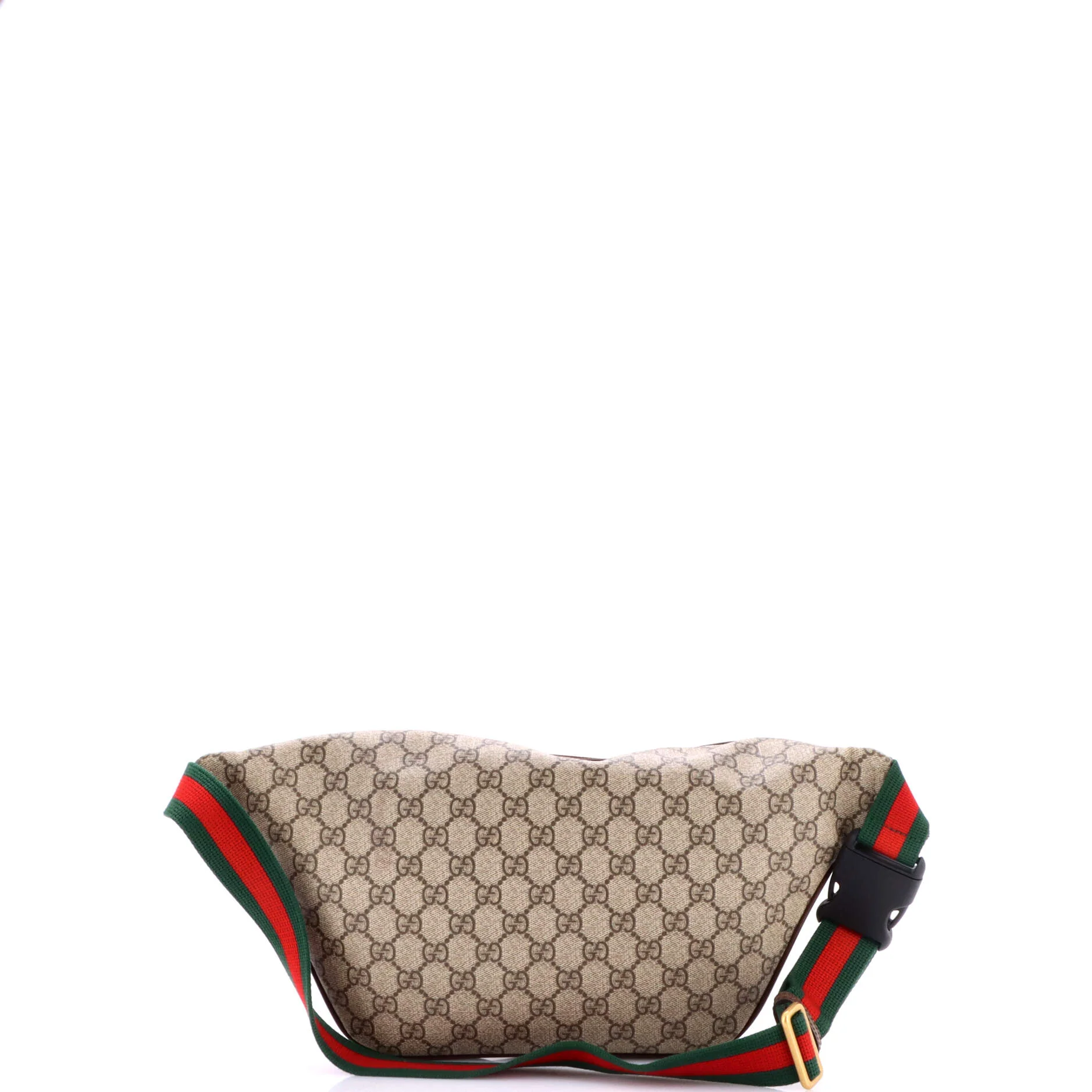 Courrier Zip Belt Bag GG Coated Canvas with Applique - Image 3