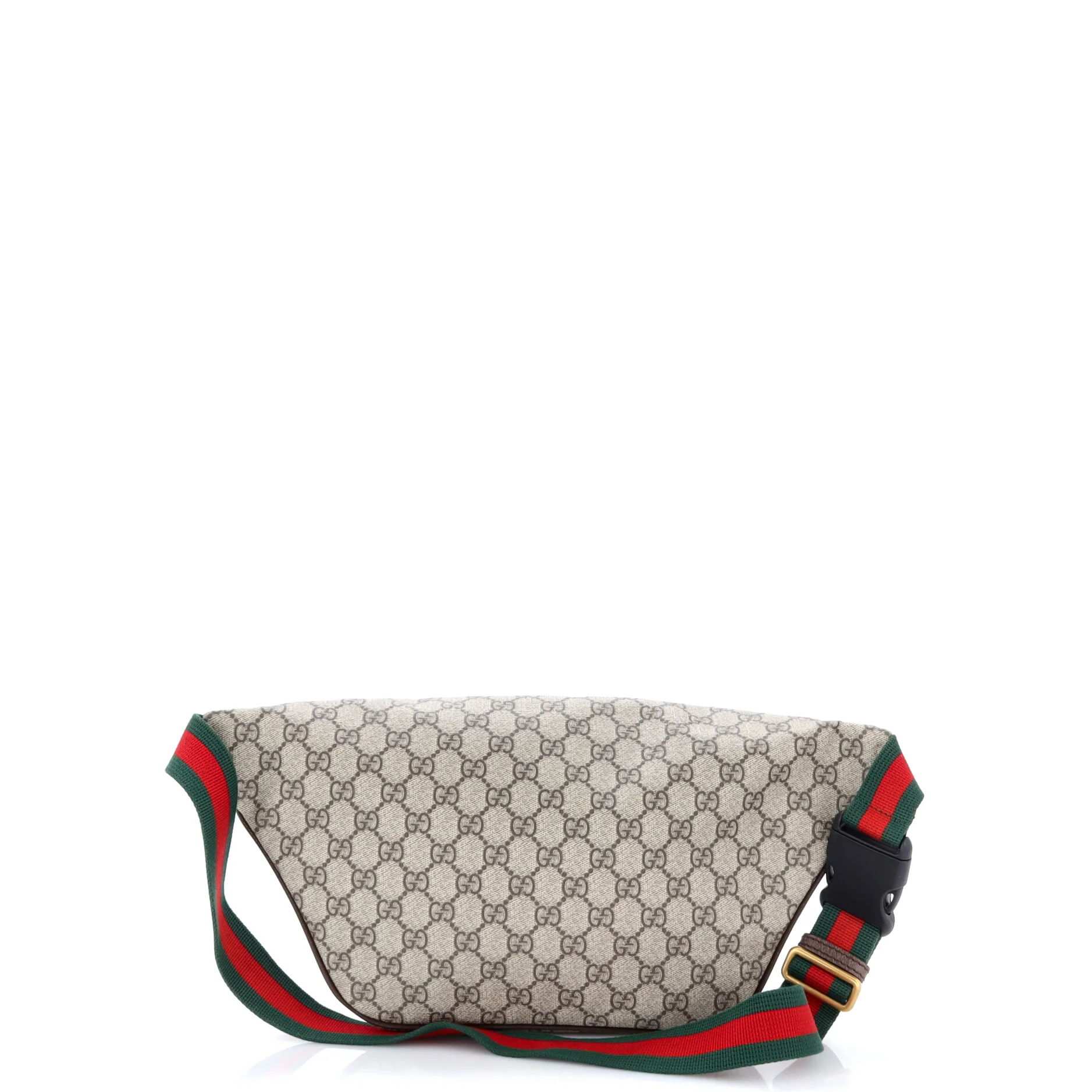 Courrier Zip Belt Bag GG Coated Canvas with Applique - Image 3