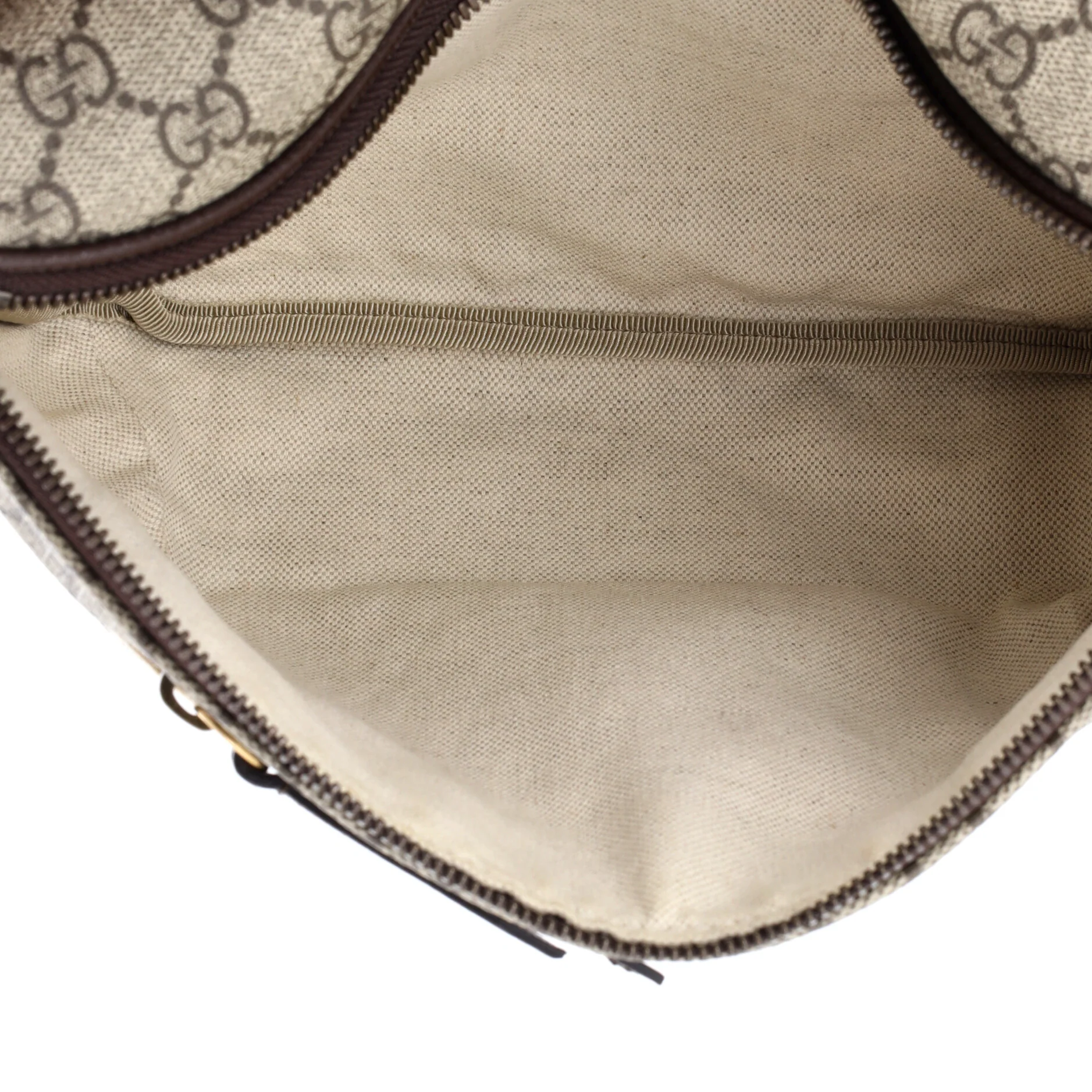 Courrier Zip Belt Bag GG Coated Canvas with Applique - Image 5