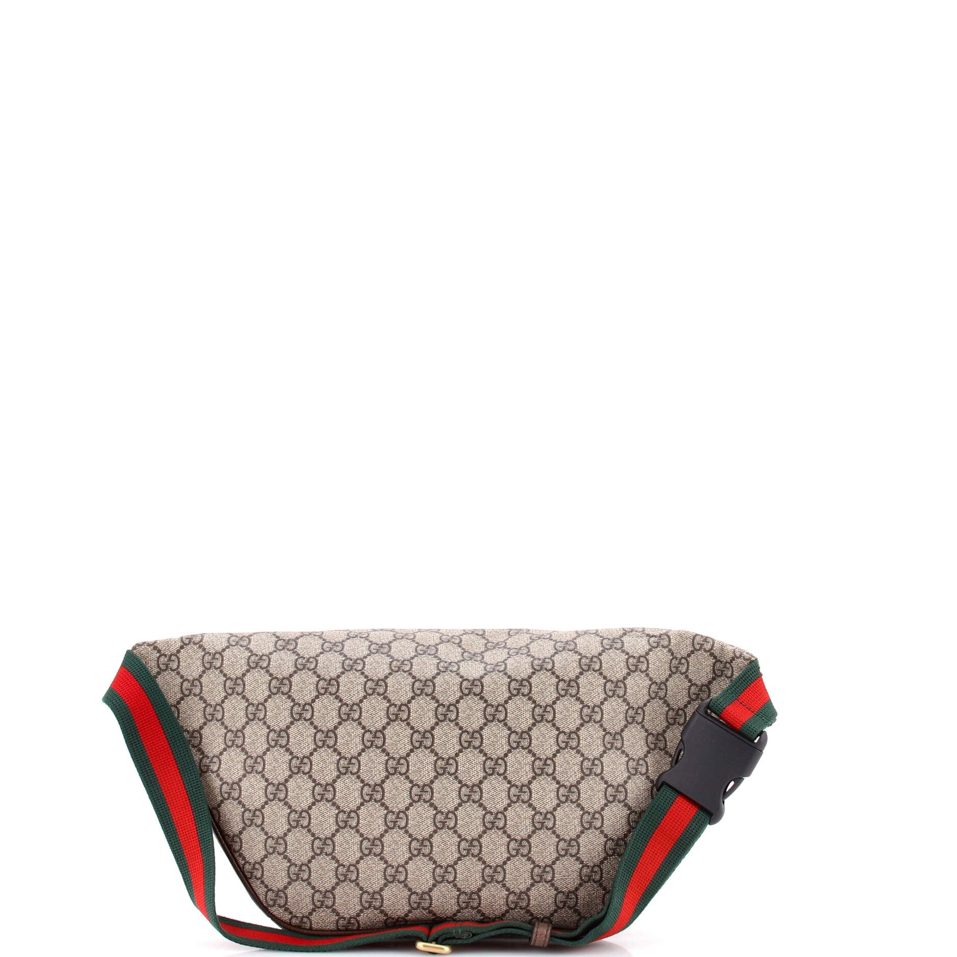Courrier Zip Belt Bag GG Coated Canvas with Applique - Image 3