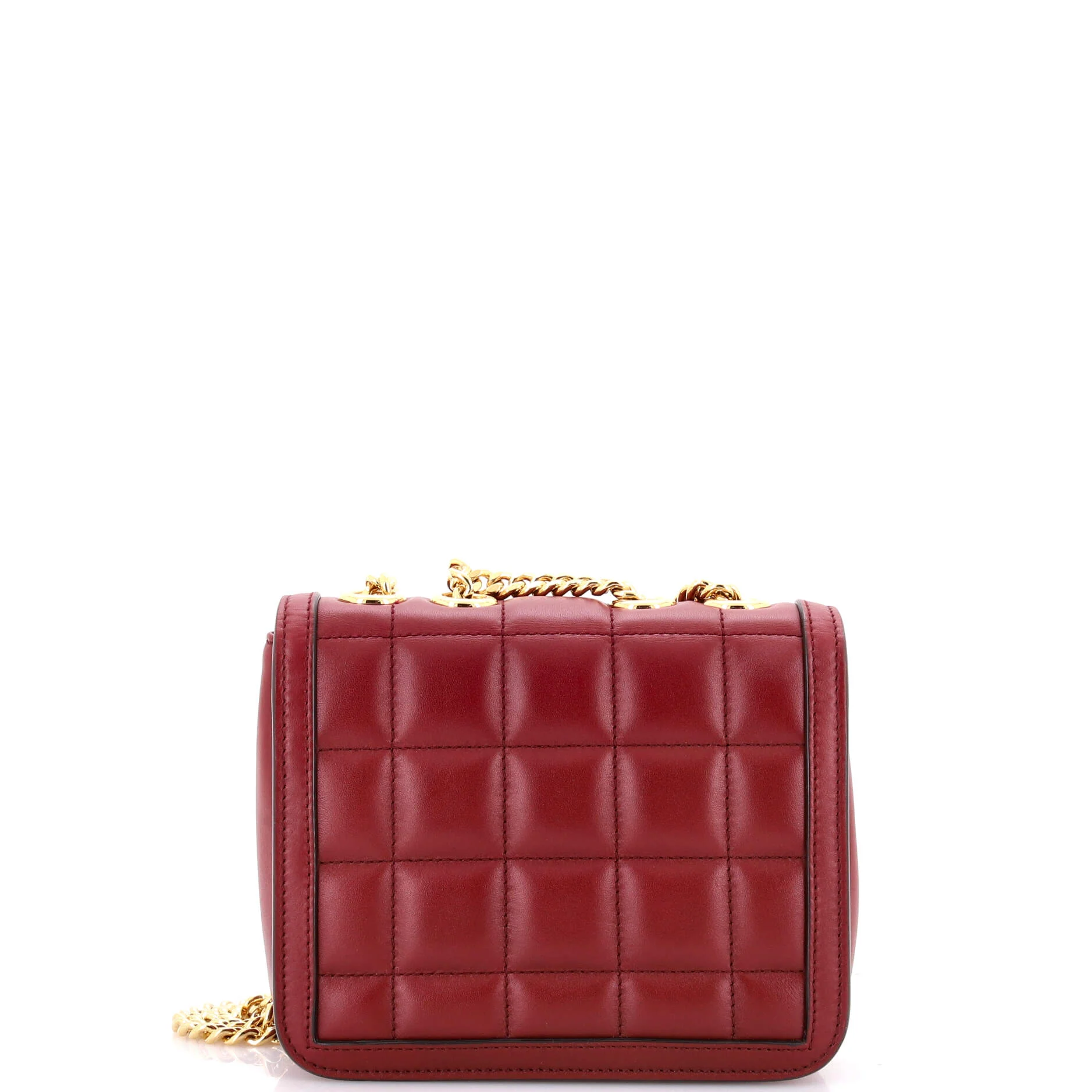 Deco Chain Flap Bag Mixed Matelasse Leather Mini - Image 3