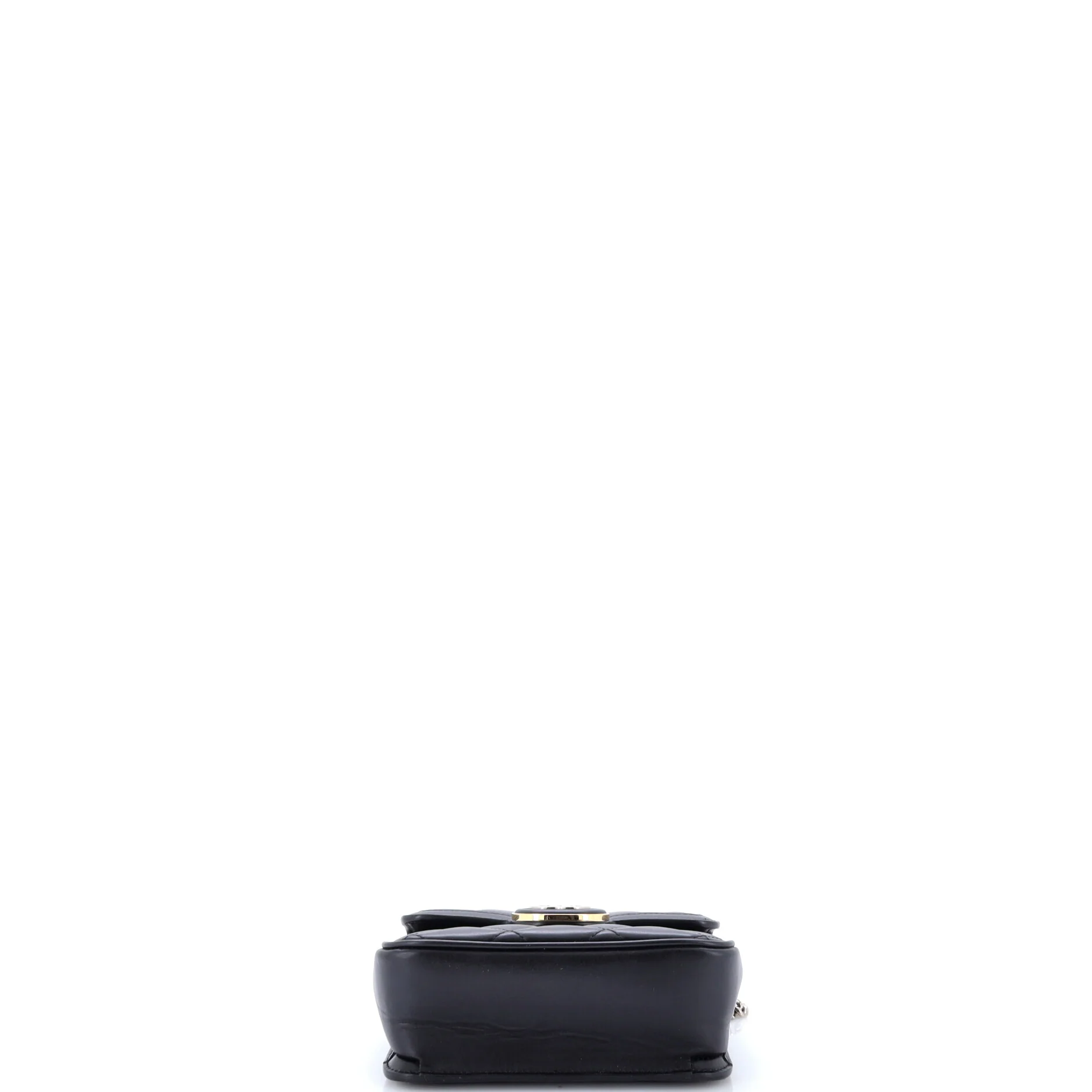 Deco Chain Flap Bag Mixed Matelasse Leather Mini - Image 4