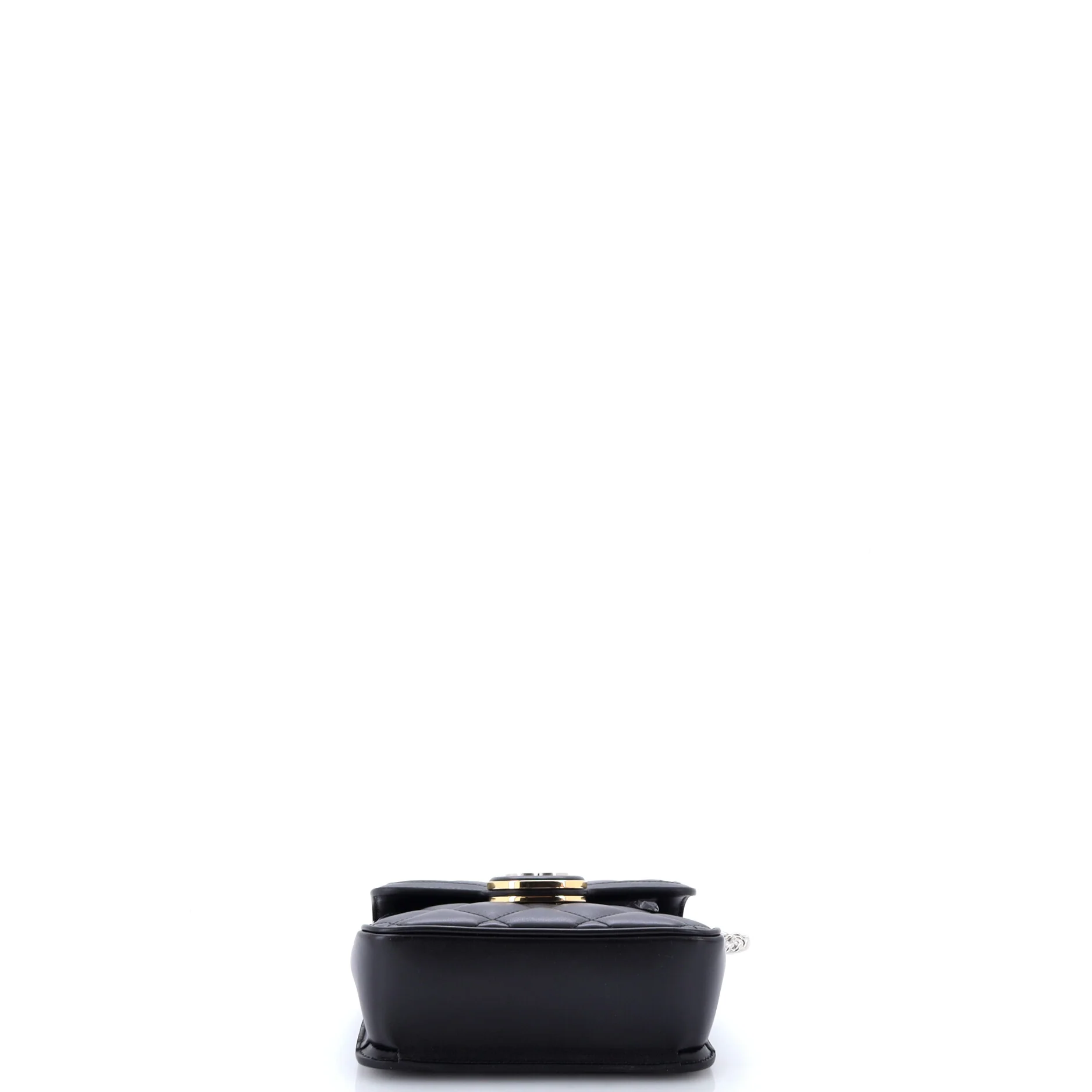 Deco Chain Flap Bag Mixed Matelasse Leather Mini - Image 4