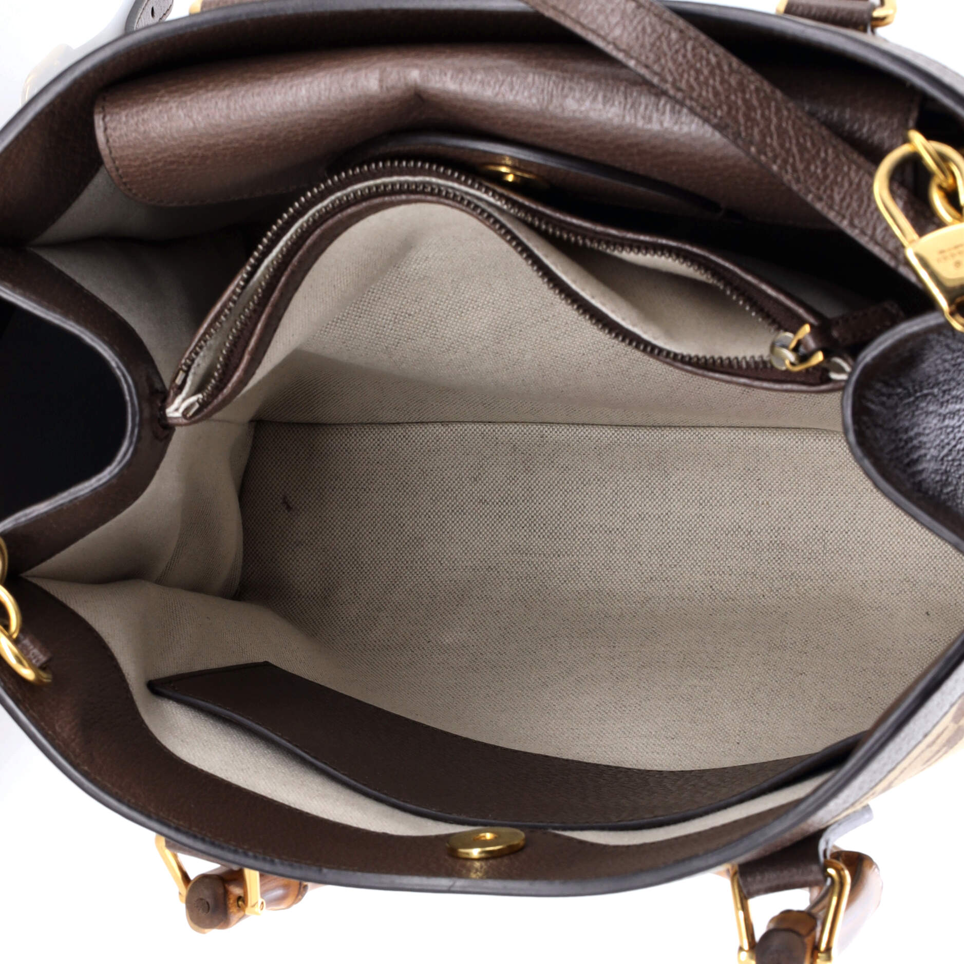 Diana NM Bamboo Handle Tote Jumbo GG Canvas Medium - Image 5